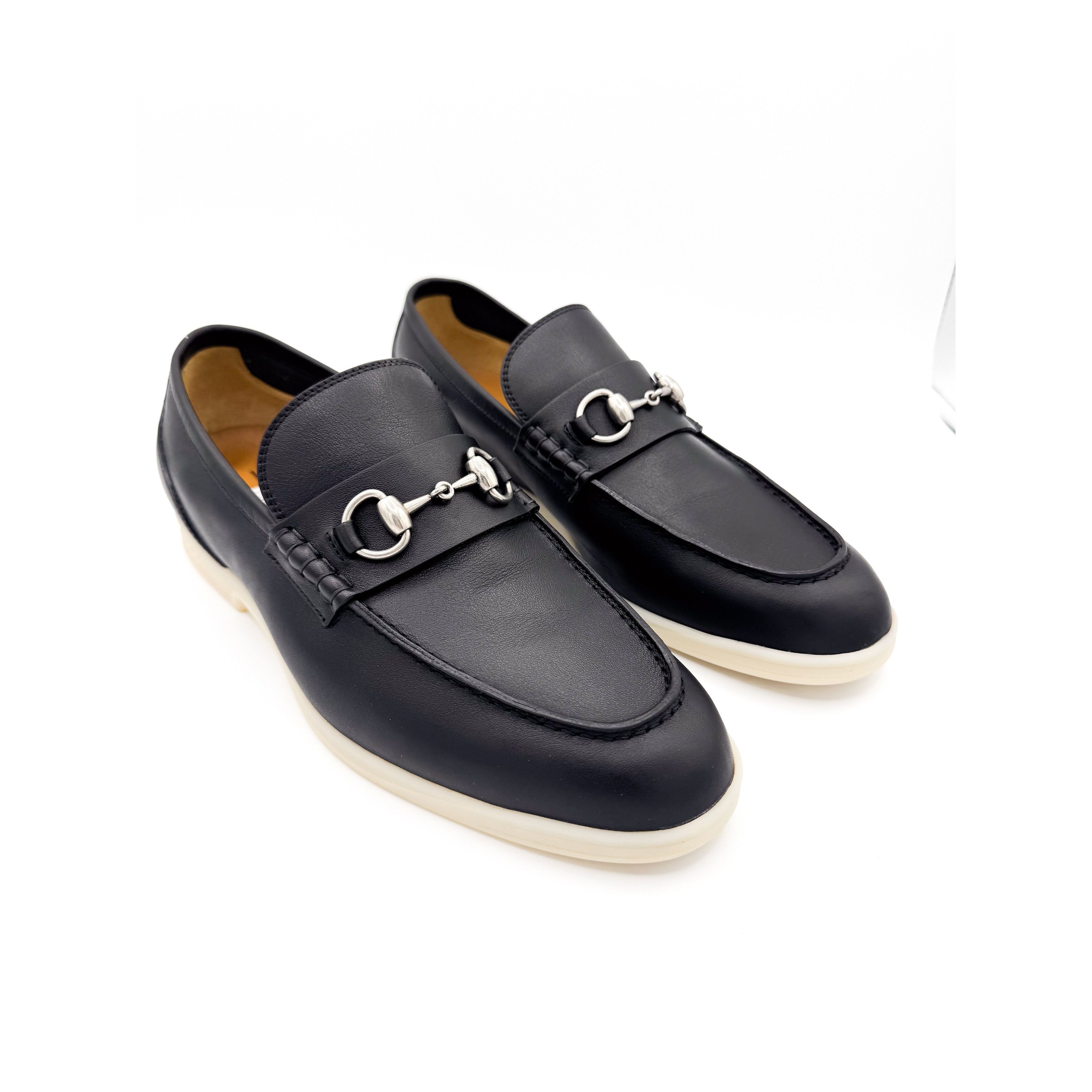 Gucci Gucci Konrad Horsebit Black Leather Loafers Size US 9 / EU 42 - 4 Thumbnail