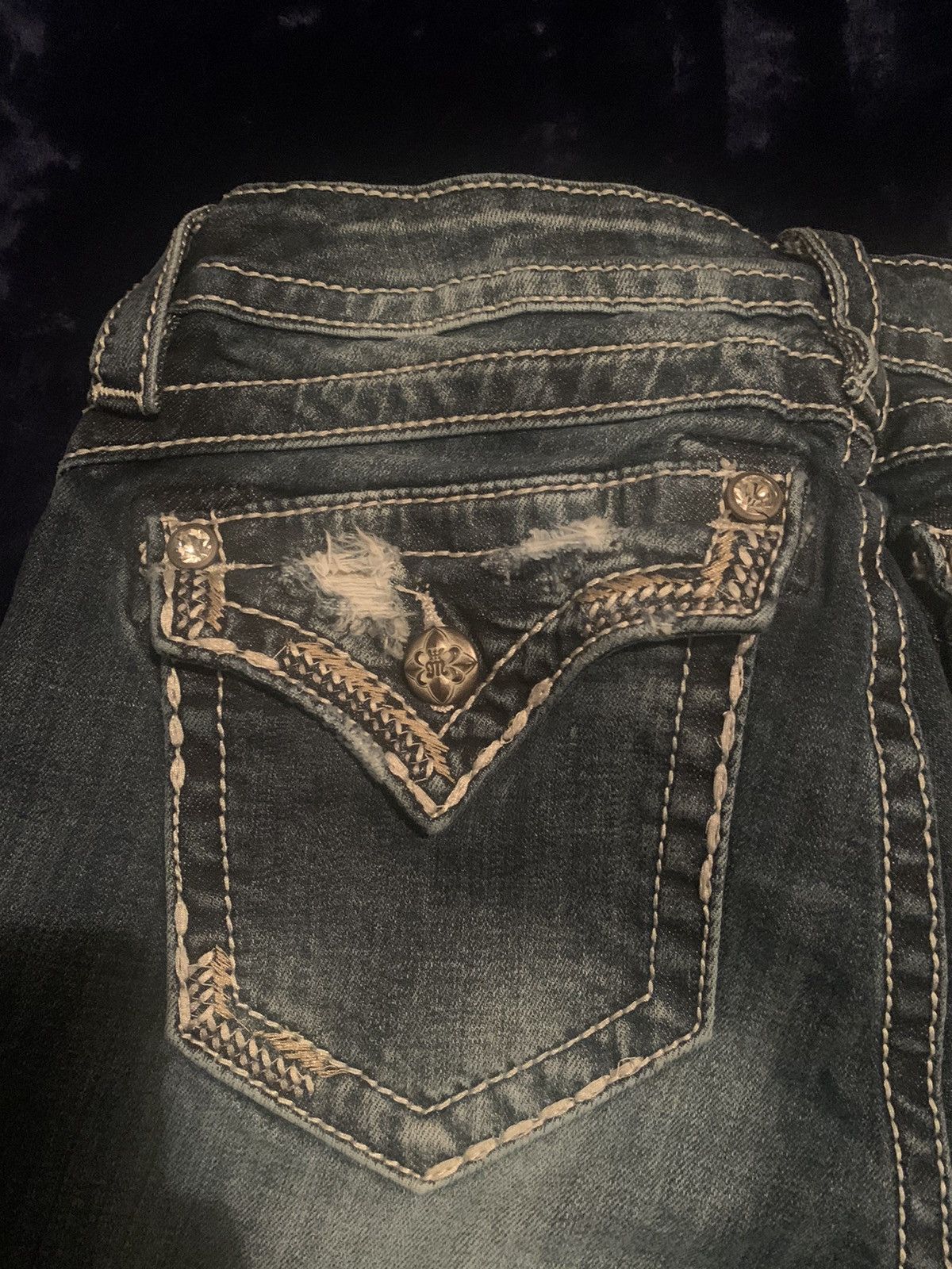 Vintage MissMe Jeans Streetwear Vintage Scene Fashion 2000s 00 women Size 28" / US 6 / IT 42 - 7 Thumbnail