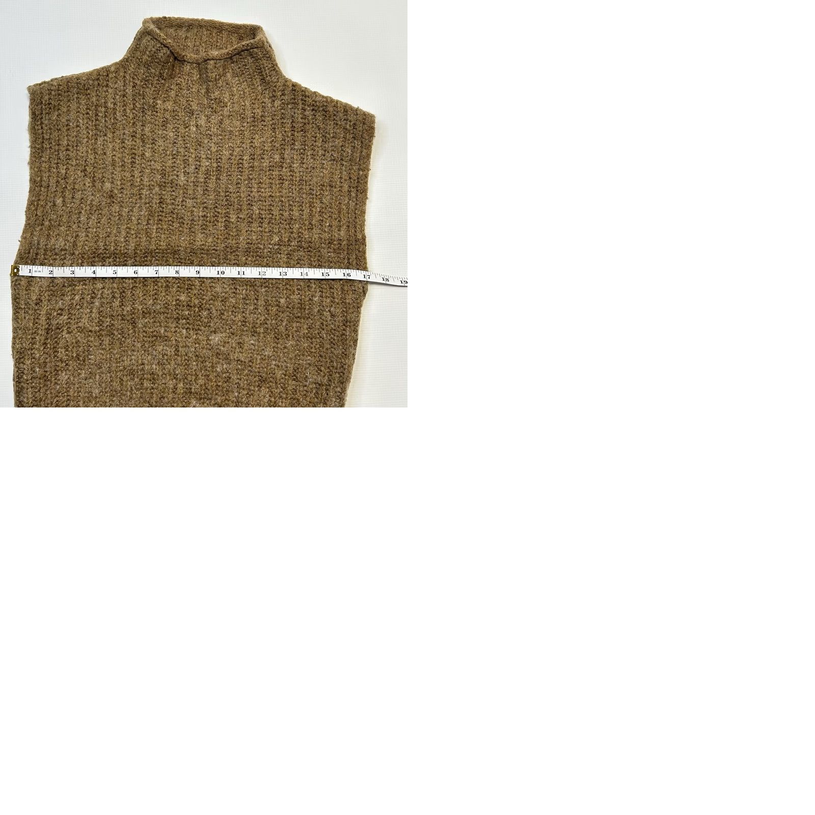 Madewell Madewell Stimpson Sweater Vest Toffee Brown Womens XS Lagenlook Boho Size XS / US 0-2 / IT 36-38 - 9 Thumbnail