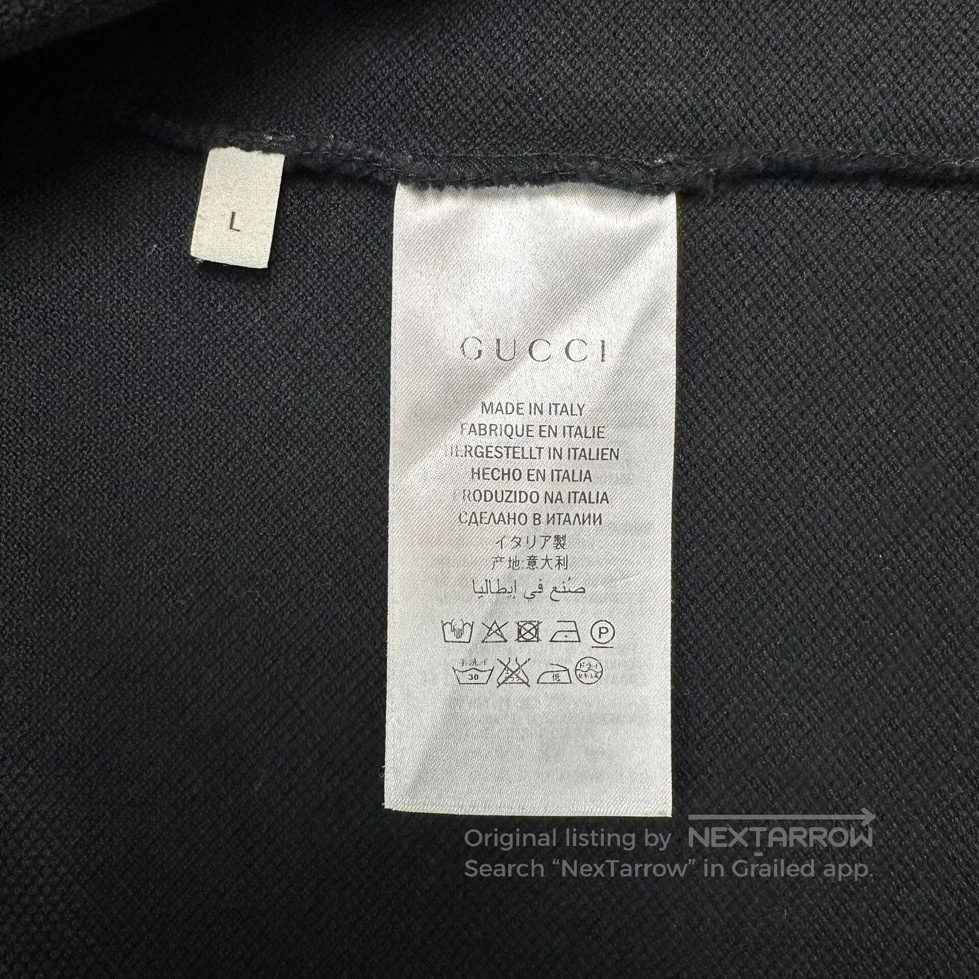 Gucci gucci embroidered bee short sleeve polo shirt. Size US L / EU 52-54 / 3 - 5 Thumbnail