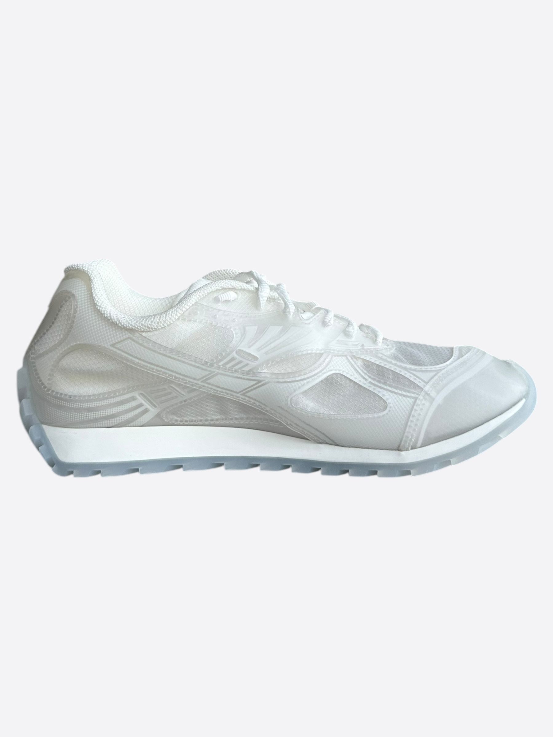 Bottega Veneta Bottega Veneta White Transparent Orbit Sneakers Size US 8 / EU 41 - 5 Thumbnail