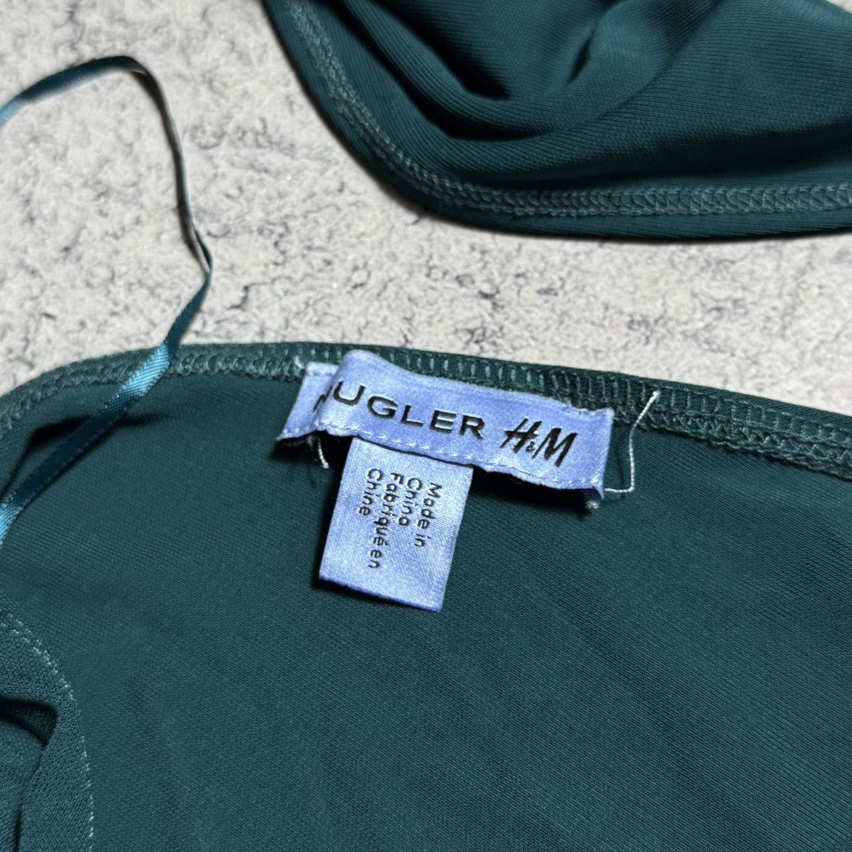 H&M × Mugler Rare Mugler X H&M Knot Detail One Shoulder Dress Size XS / US 0-2 / IT 36-38 - 7 Thumbnail