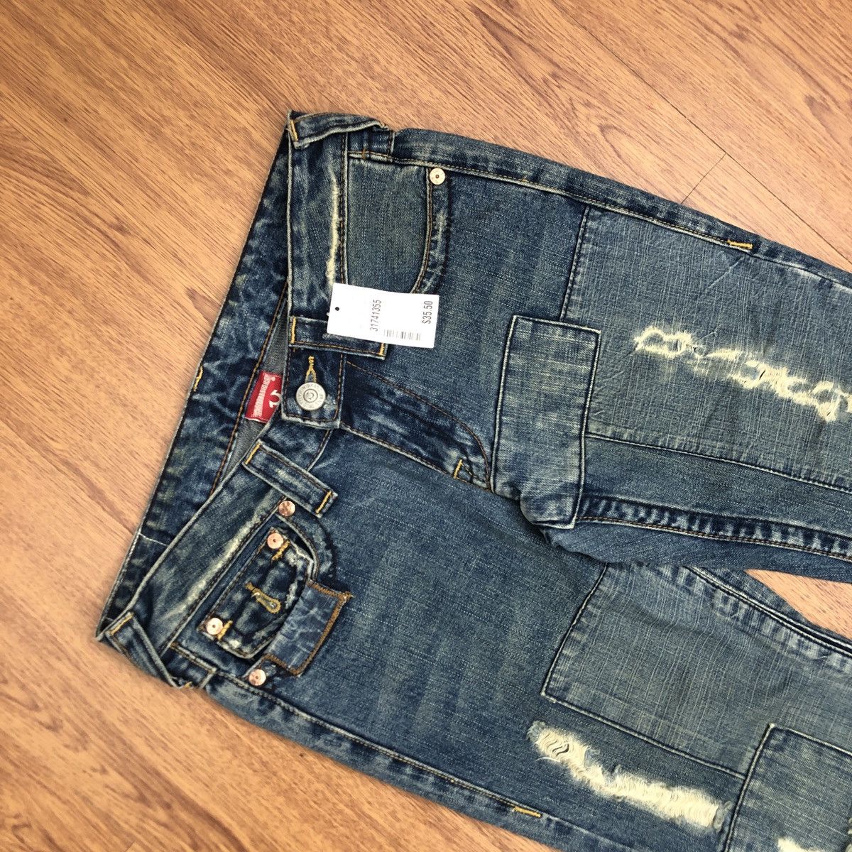 True Religion × Vintage True Religion patchwork jeans Size 30" / US 8 / IT 44 - 5 Thumbnail