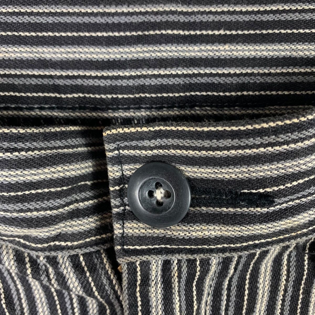 Japanese Brand DOMINGO Stripe flare denim pants Size US 28 / EU 44 - 5 Thumbnail