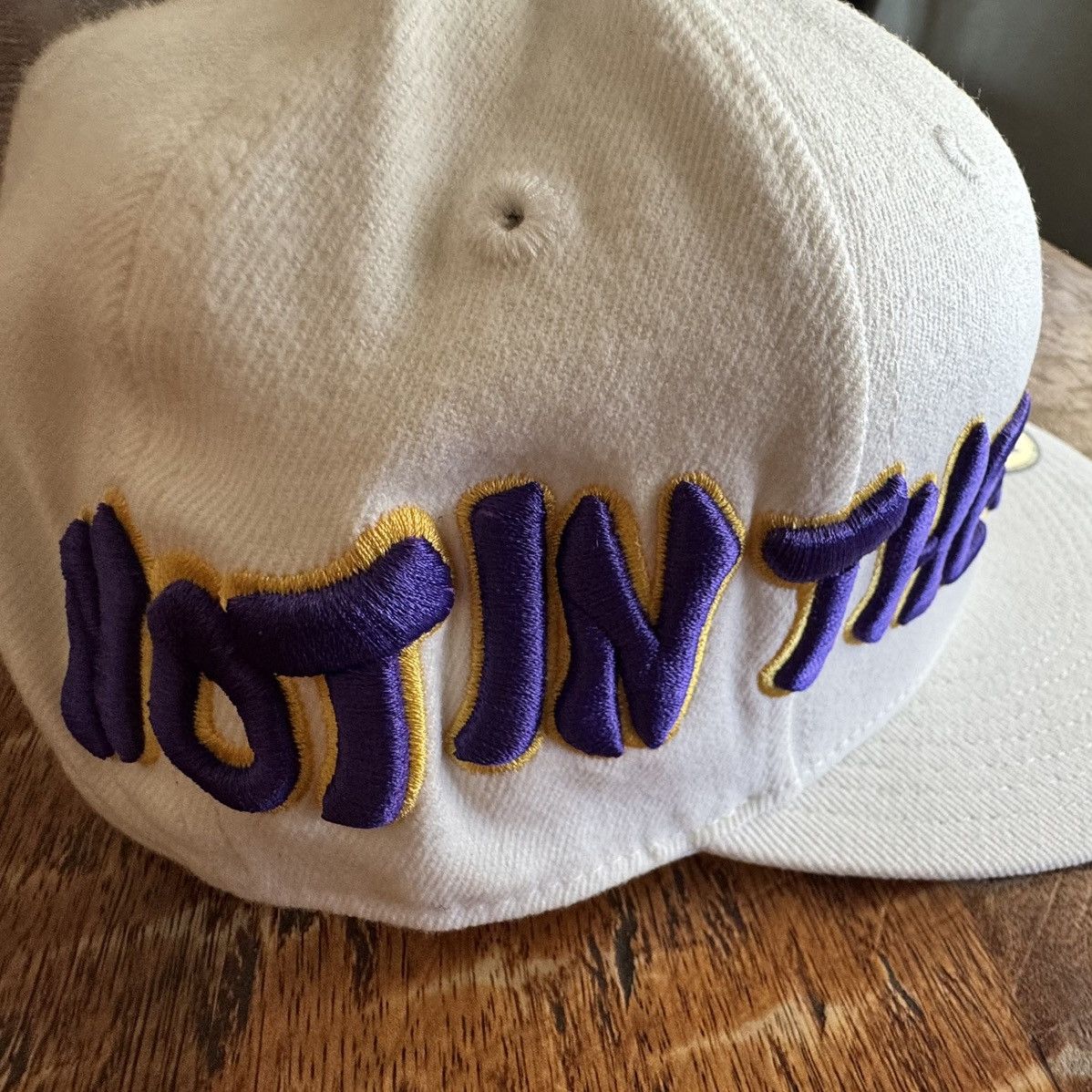 Other White Mood Swings Hat L/XL Not in the Mood Size ONE SIZE - 3 Thumbnail