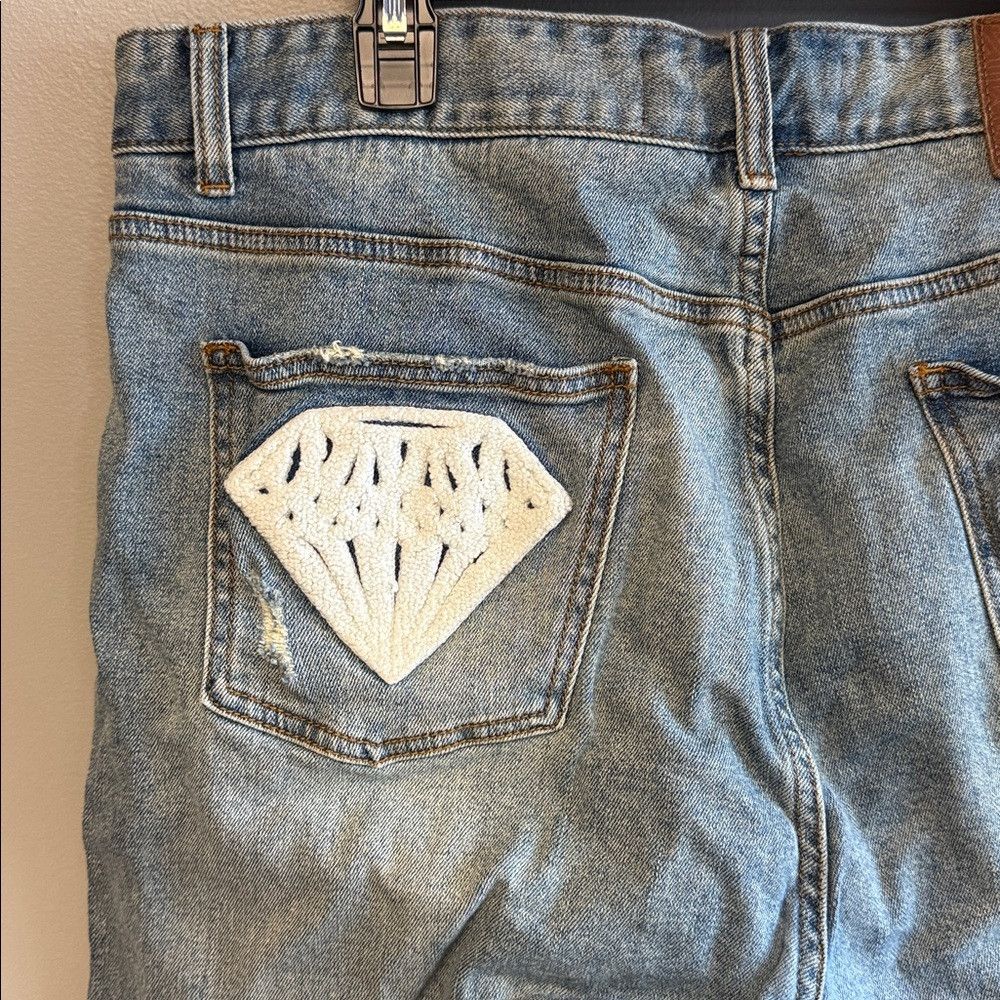 Icecream ICECREAM Icefall Logo Appliqué Distressed Jeans Sz 38 Size US 38 / EU 54 - 8 Thumbnail