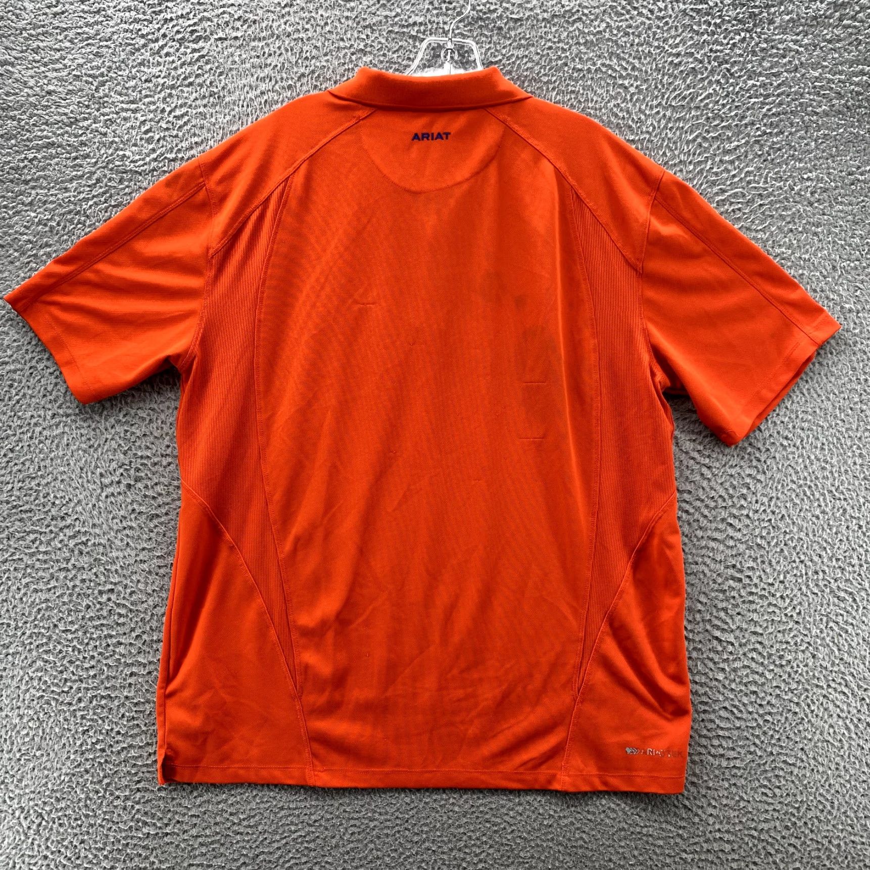 Ariat Ariat Tek Heat Series Polo Shirt Men's Large Orange Performance Workwear Cowboy Polo Shirt Orange Ariat Nike? Size US L / EU 52-54 / 3 - 6 Thumbnail