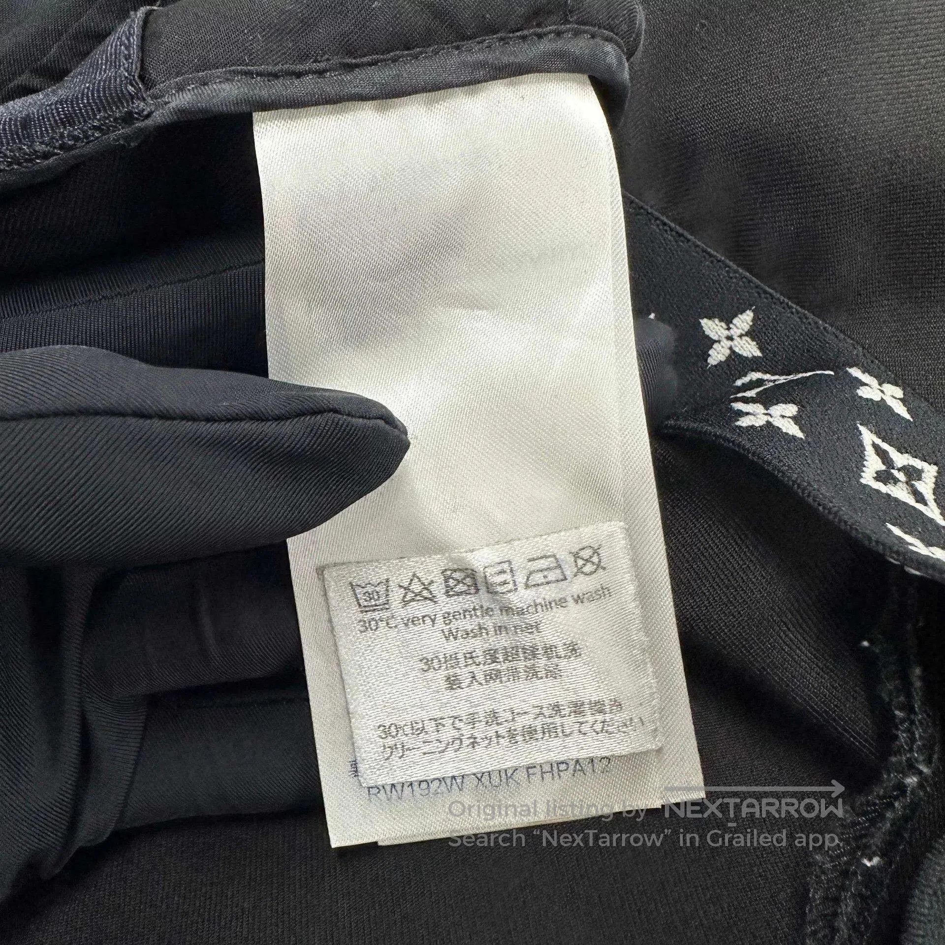Louis Vuitton LV Black Logo Waist Casual Pants. Size US 26 / EU 42 - 6 Thumbnail