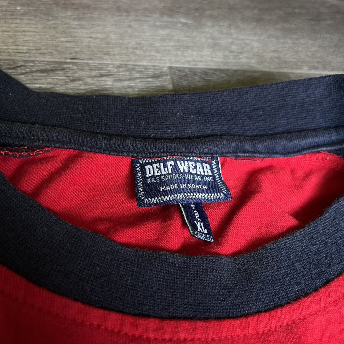 Vintage Vintage 2000s DELF Jeans Patch Football Logo Longsleeve Tee Size US XL / EU 56 / 4 - 4 Thumbnail
