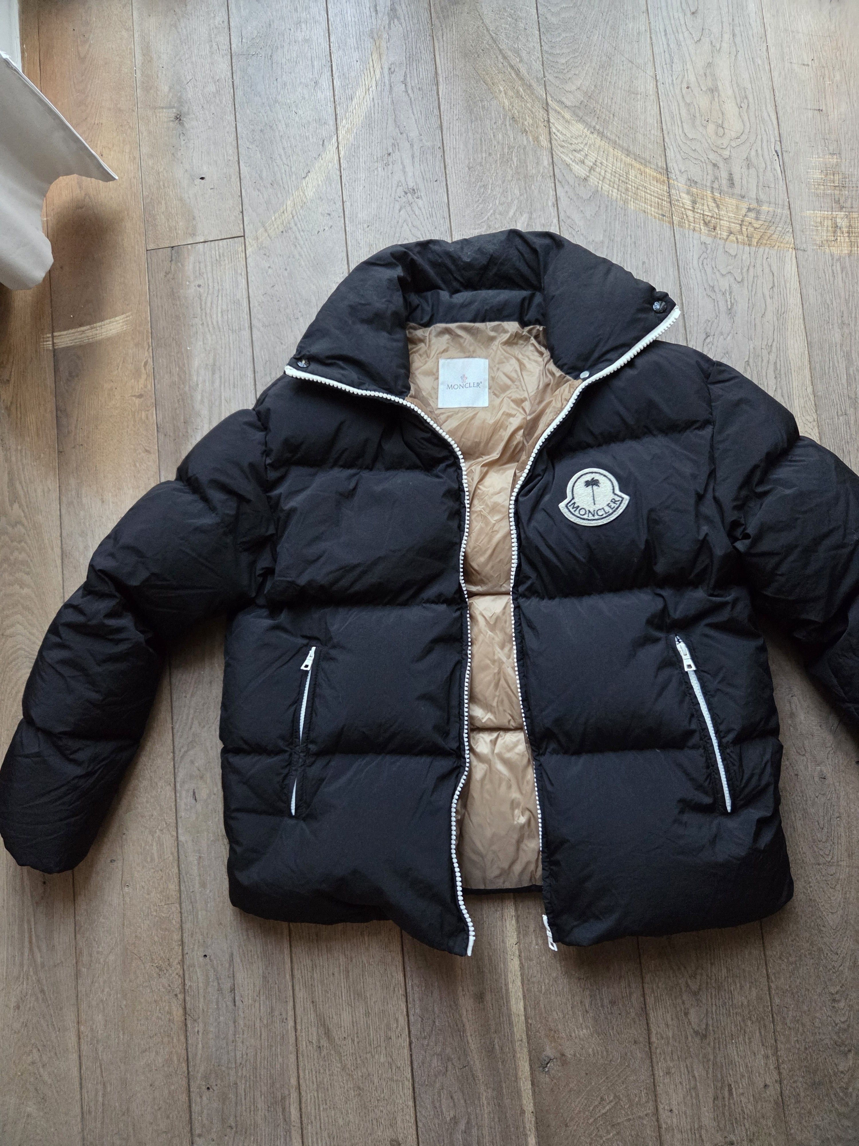 Moncler Genius × Palm Angels Moncler Genius × Palm Angels black Puffer Jacke Size US XXL / EU 58 / 5 - 1 Thumbnail