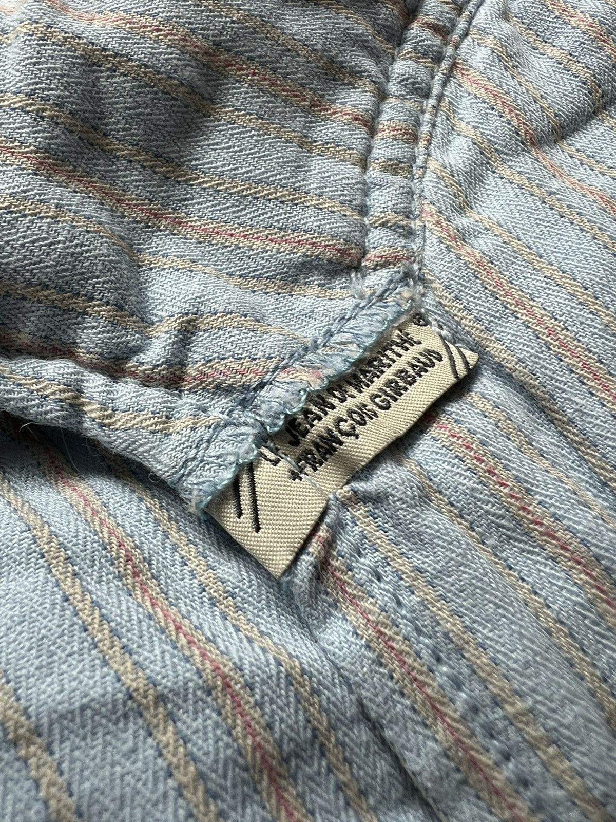 Marithe + Francois Girbaud Rare Vintage Linen Marithe Francois Girbaud Blue Pants Size US 32 / EU 48 - 3 Thumbnail