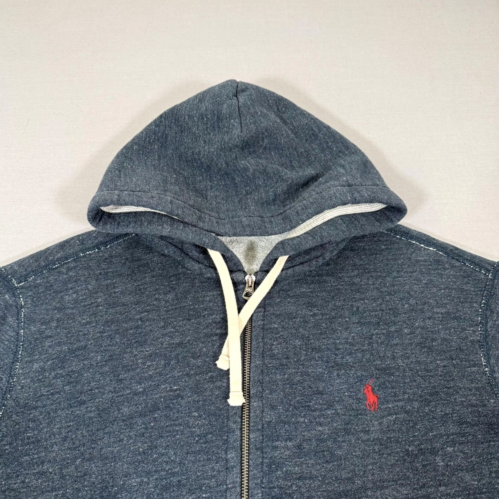 Polo Ralph Lauren Polo Ralph Lauren Hoodie Mens 2XL Blue Zip Up Fleece Sweater Pony Logo Preppy Size US XXL / EU 58 / 5 - 2 Thumbnail