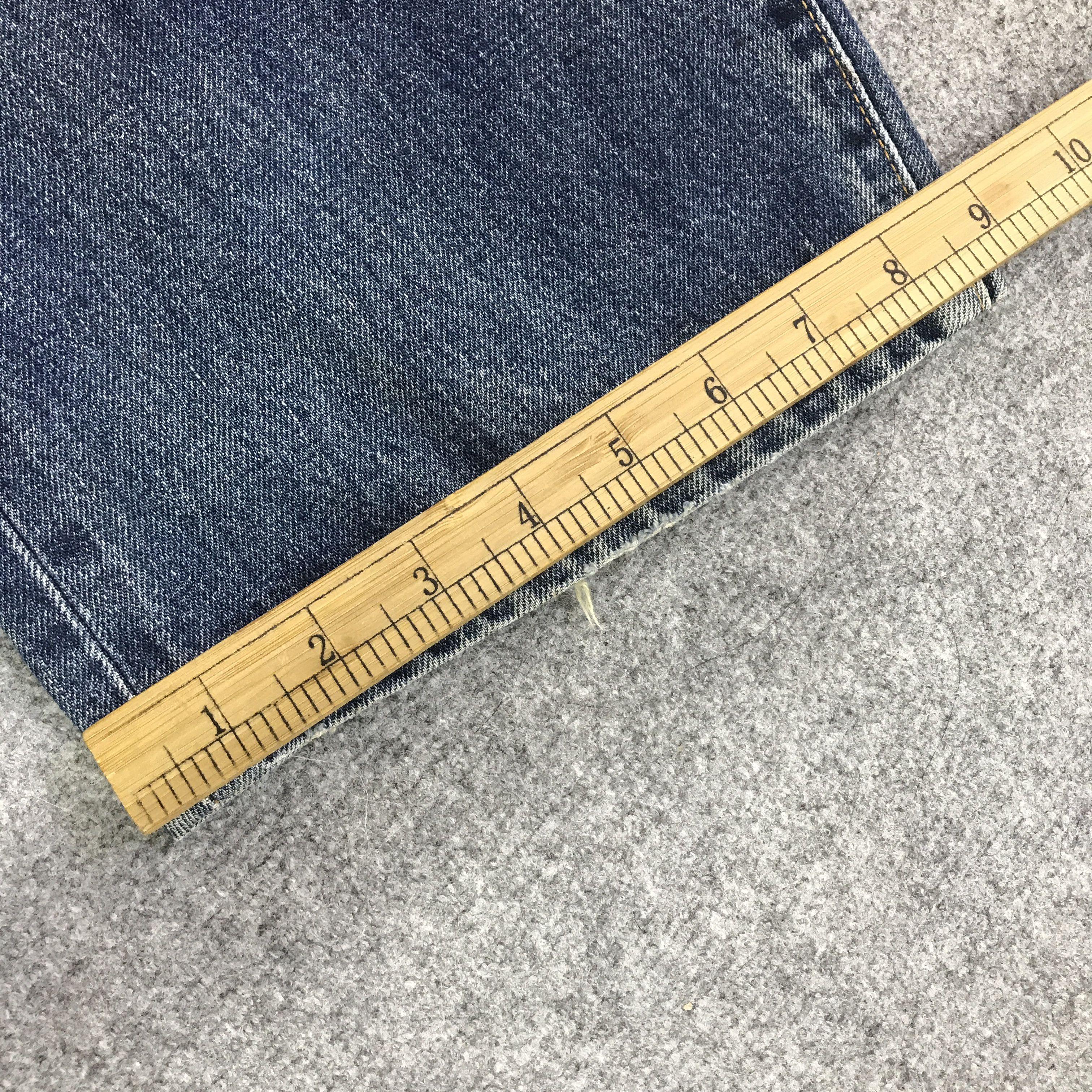 Japanese Brand bobson distressed Baggy denim pants K74B14 Size US 33 - 11 Thumbnail