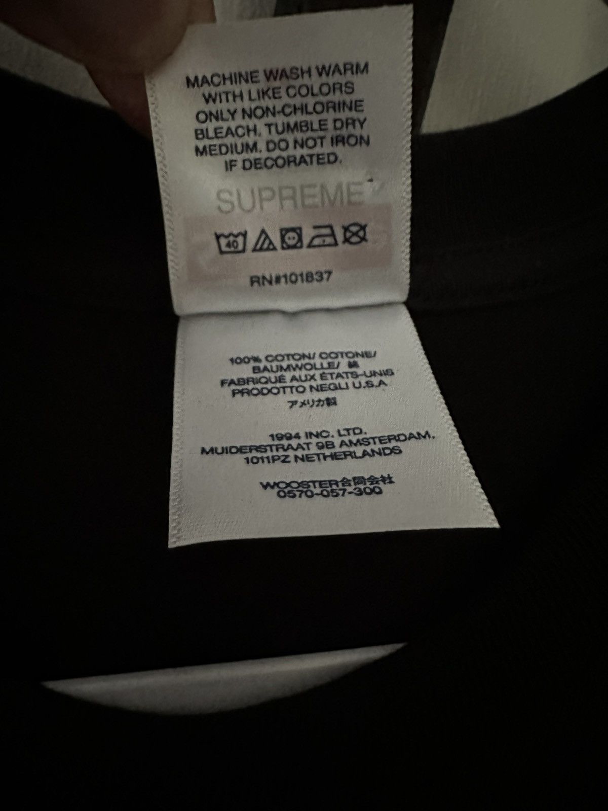 Supreme Supreme Standard Tee Size US M / EU 48-50 / 2 - 4 Thumbnail