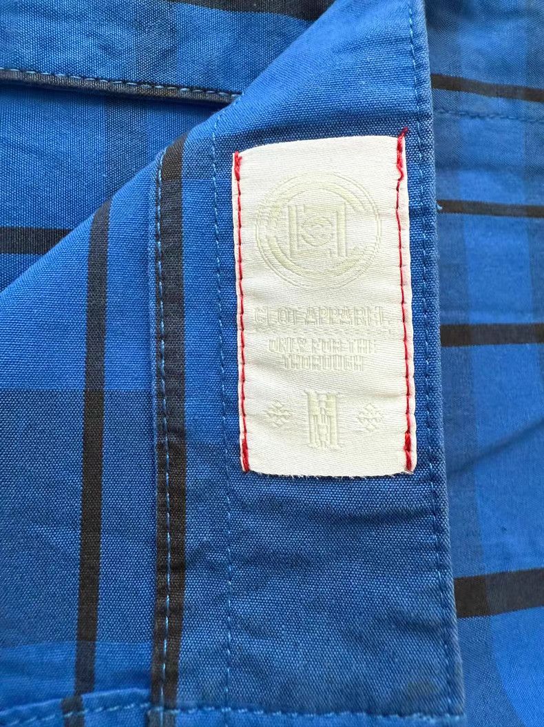 CLOT CLOT Edison Chen Early Blue Plaid Long Sleeve Shirt Size US M / EU 48-50 / 2 - 7 Thumbnail