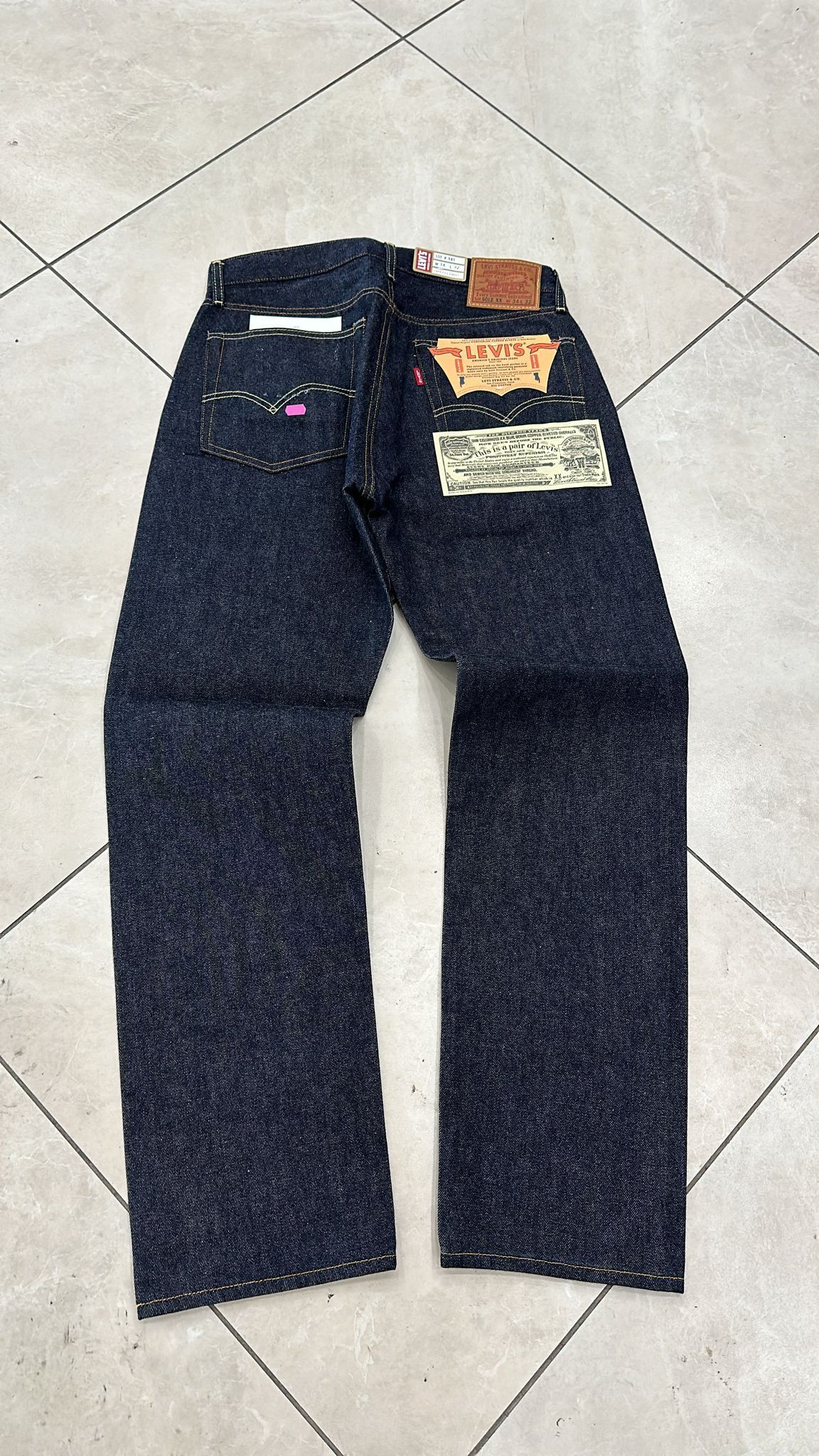 Levi's Vintage Clothing LVC Levi's Vintage Clothing 1954 501XX BigE Selvedge Jeans Size US 34 / EU 50 - 2 Thumbnail
