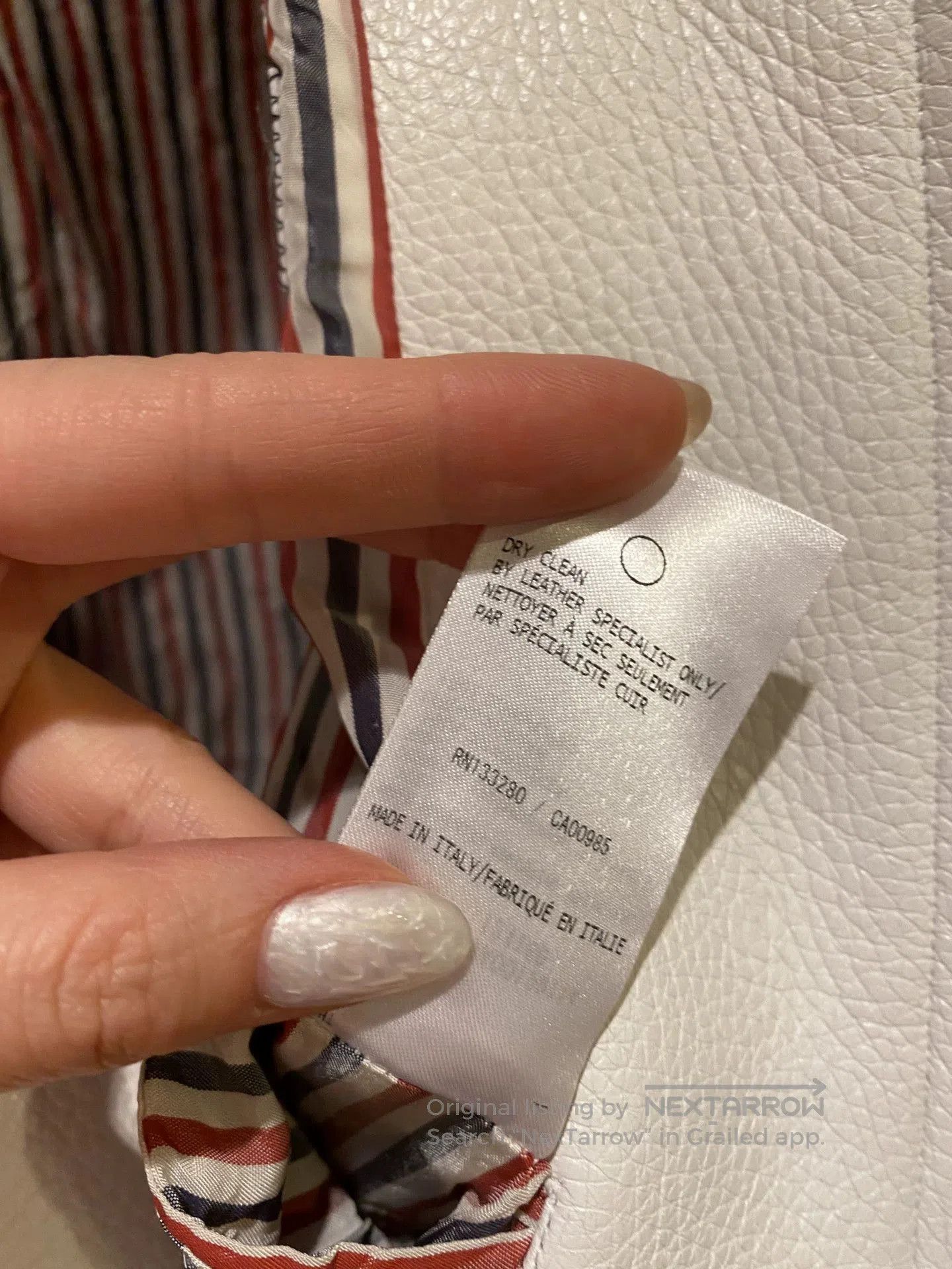 Thom Browne Thom Browne Men's Leather Jacket. Size US S / EU 44-46 / 1 - 4 Thumbnail