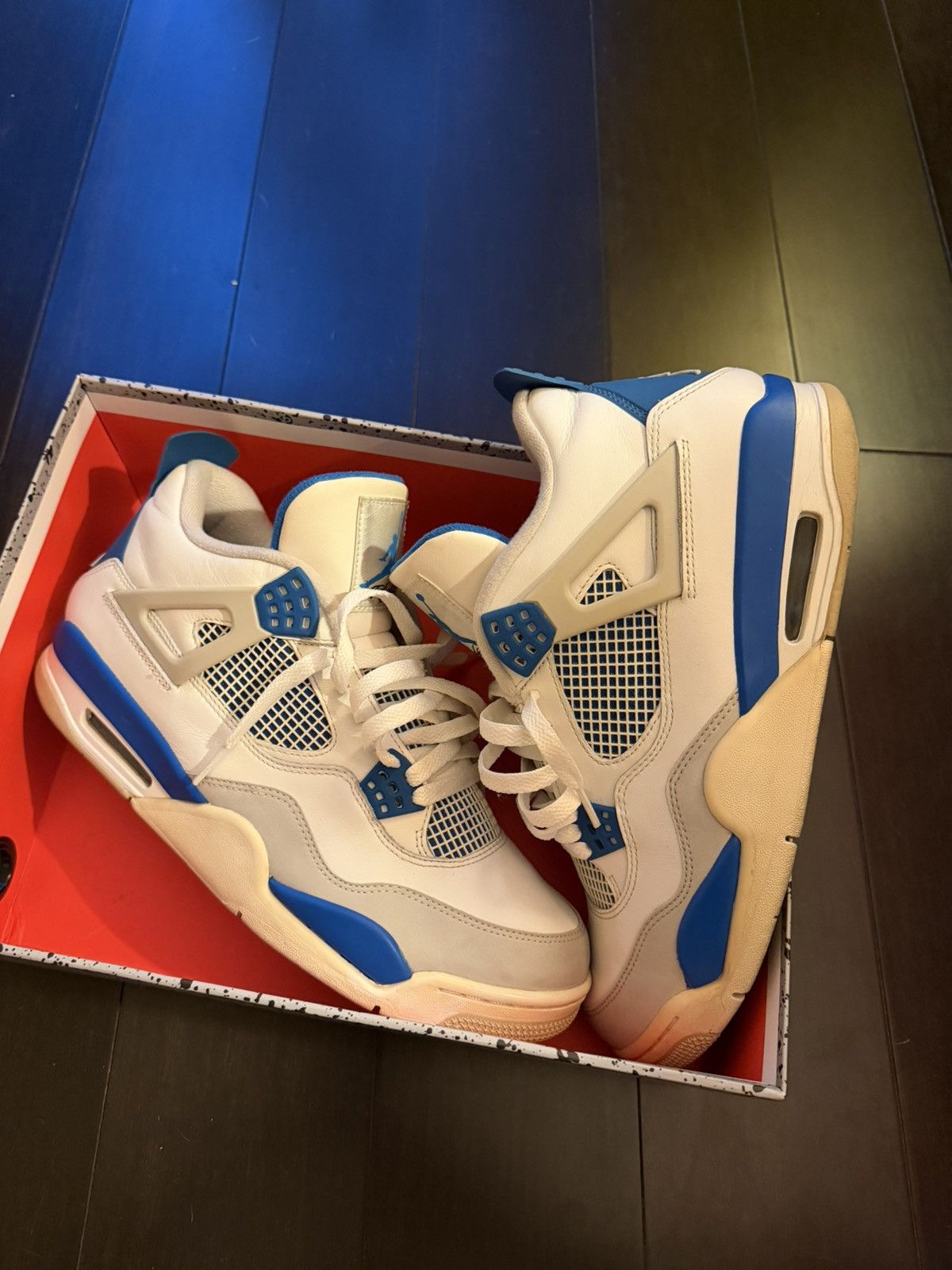 Jordan Brand 2012 Jordan 4 Military Blue Size US 11 / EU 44 - 1 Thumbnail