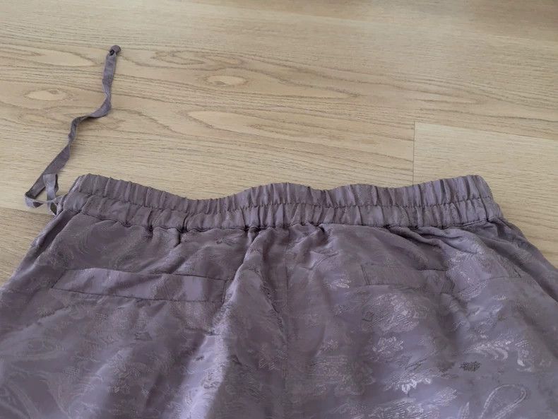 Acne Studios Acne Studios Satin-textured purple-gray straight-leg pants Size US 36 / EU 52 - 9 Thumbnail