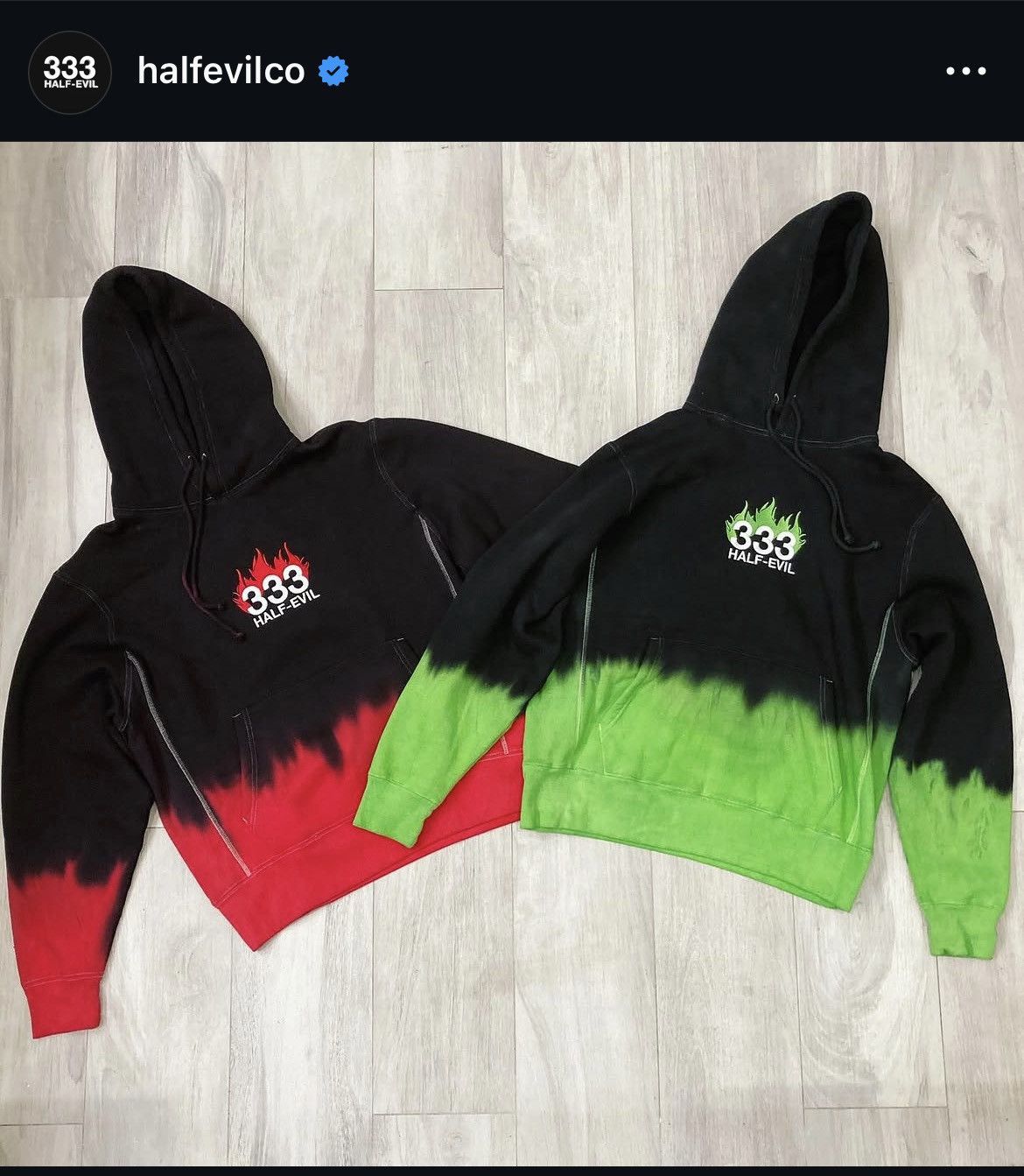 Half Evil Half Evil 3 Year Anniversary Flame Logo Size US XL / EU 56 / 4 - 7 Thumbnail