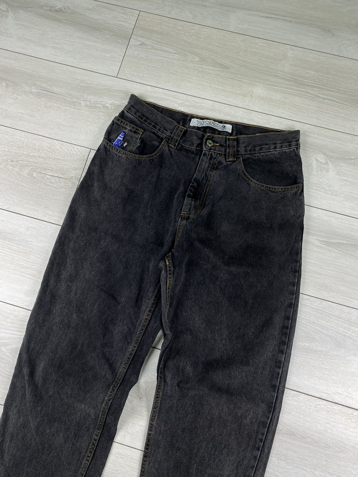 Polar Skate Co. Polar Skate Co '92 Denim Faded Black Gray Denim Jeans Skater Size US 30 / EU 46 - 4 Thumbnail
