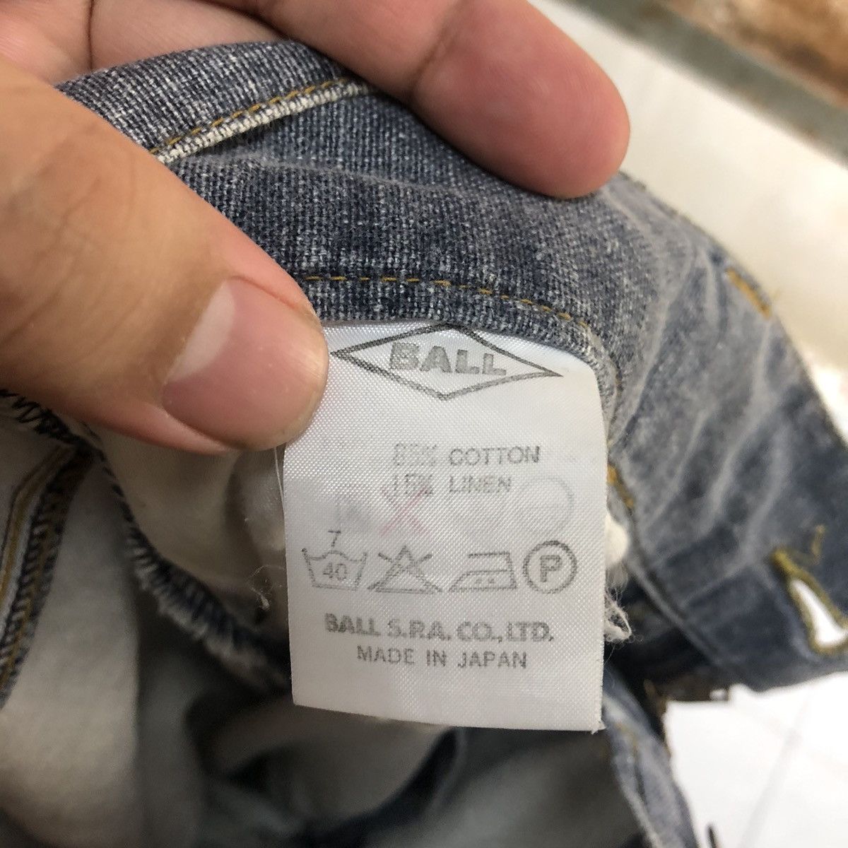 Edition Japan Ball jeans Blue Denim Pants #A2085 Size US 28 / EU 44 - 22 Thumbnail