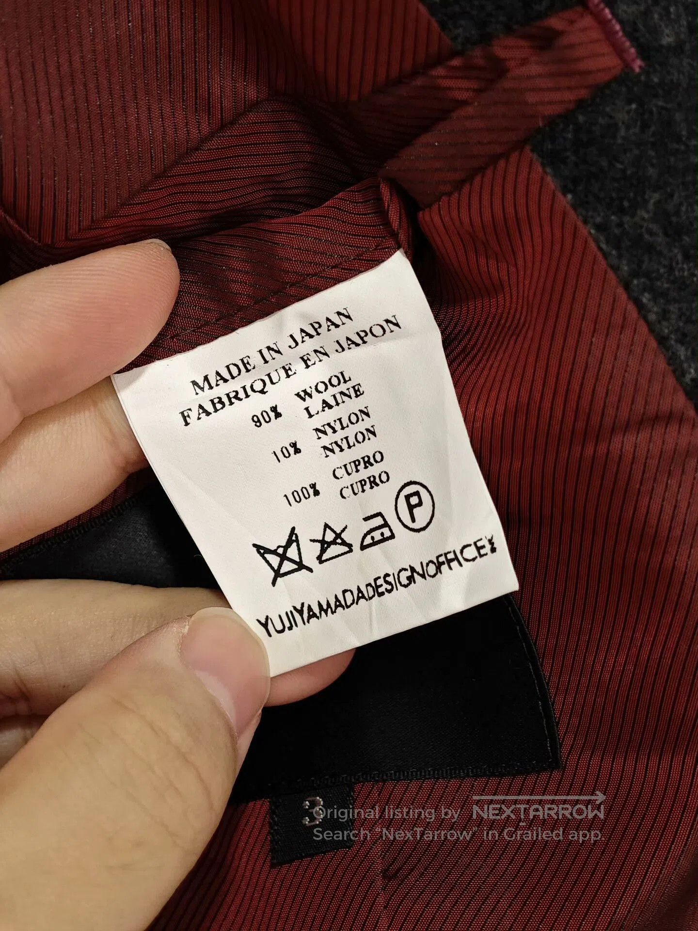 Yuji Yamada Yuji Yamada Wool Overcoat with Stripes. Size US L / EU 52-54 / 3 - 6 Thumbnail