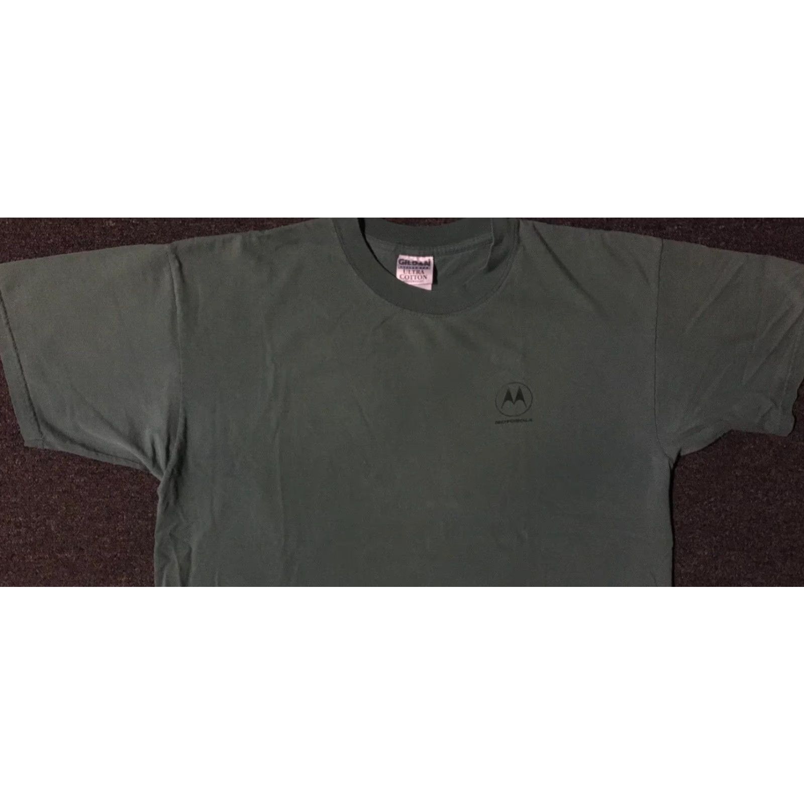 Apple VINTAGE Motorola Faded Shirt XL Green Cotton Crew Neck T-Shirt Men 80s 90s Grunge Rock Hip Hop Cell Phone Electronics Vintage/Retro Style Size US XL / EU 56 / 4 - 5 Thumbnail