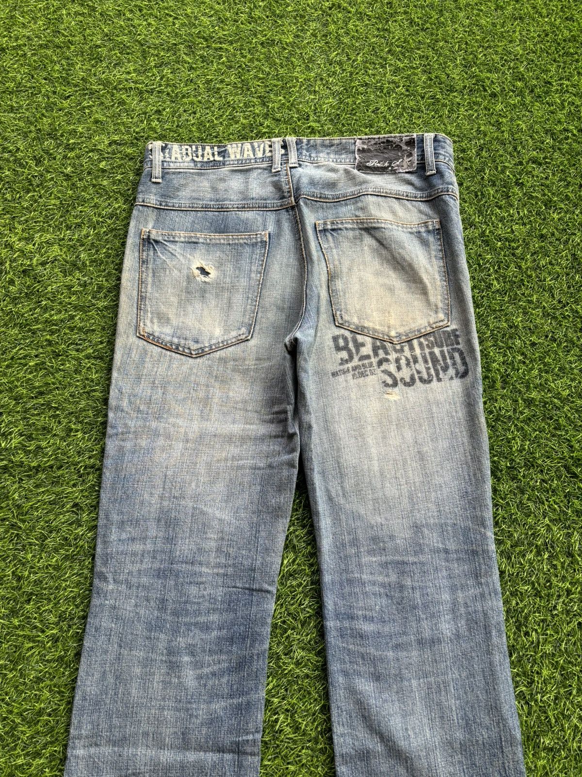 Hysteric Glamour Distressed Denim Beach Sound Jeans Size US 33 - 7 Thumbnail