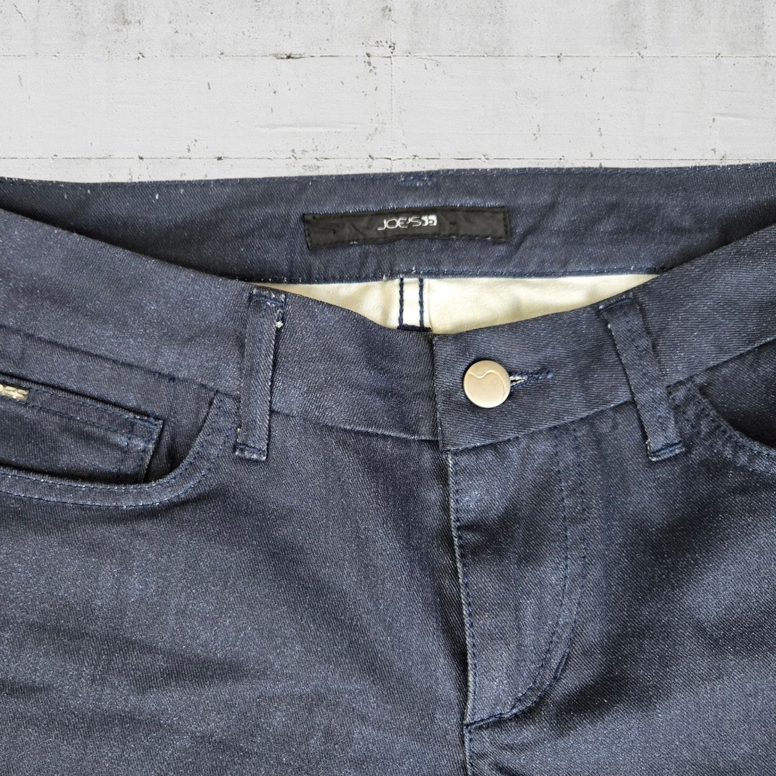 Other Dark Wash Shimmer Bootcut Flare Denim Size 29 Size 29" - 4 Thumbnail
