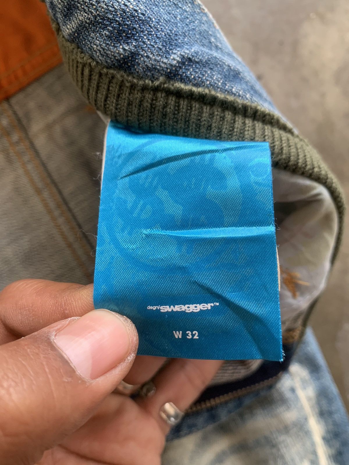 Japanese Brand Swagger japan beautiful faded design jeans Size US 35 - 13 Thumbnail