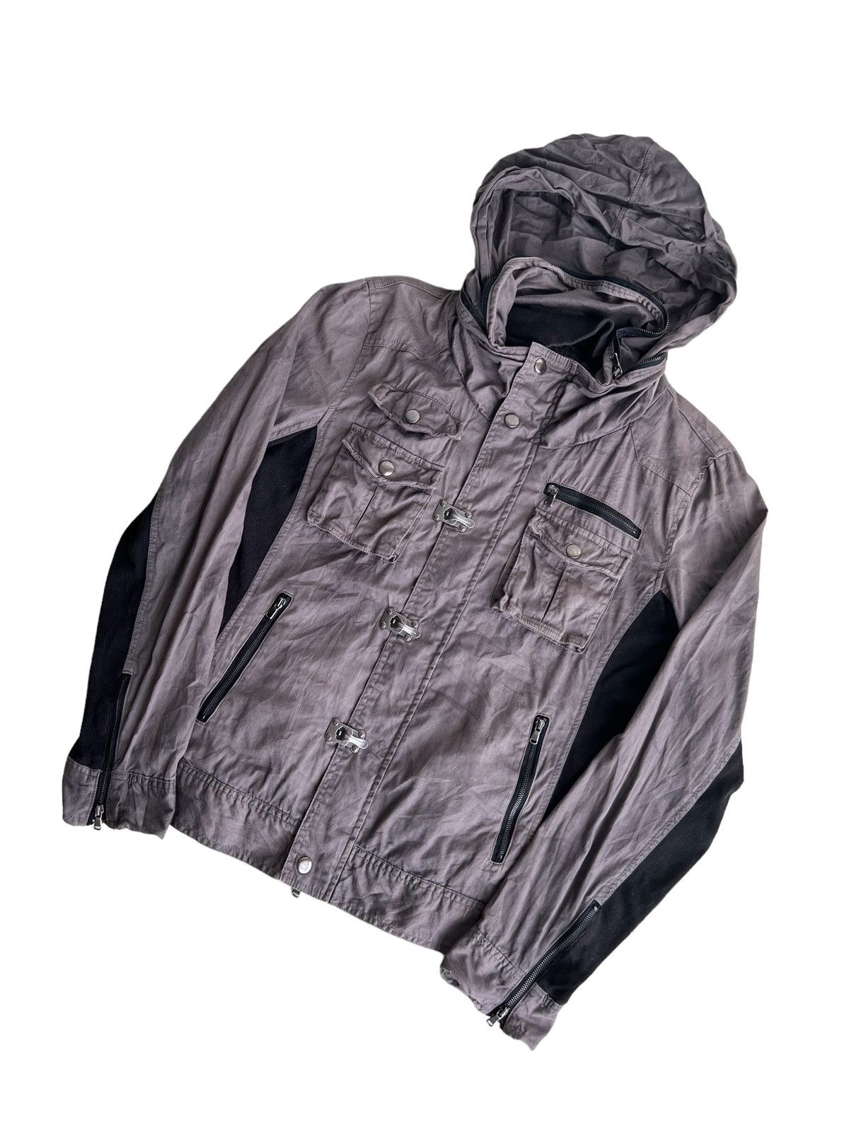 If Six Was Nine Semantic Design Bondage Pockets Hybrid Hoodie Bono Jacket Size US M / EU 48-50 / 2 - 2 Thumbnail