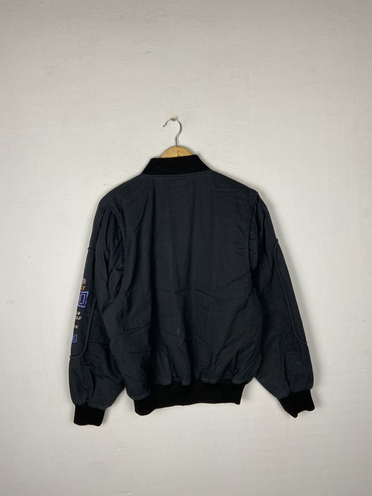 Japanese Brand VINTAGE JANNY STAFF CLUB BOMBER Size US L / EU 52-54 / 3 - 8 Thumbnail