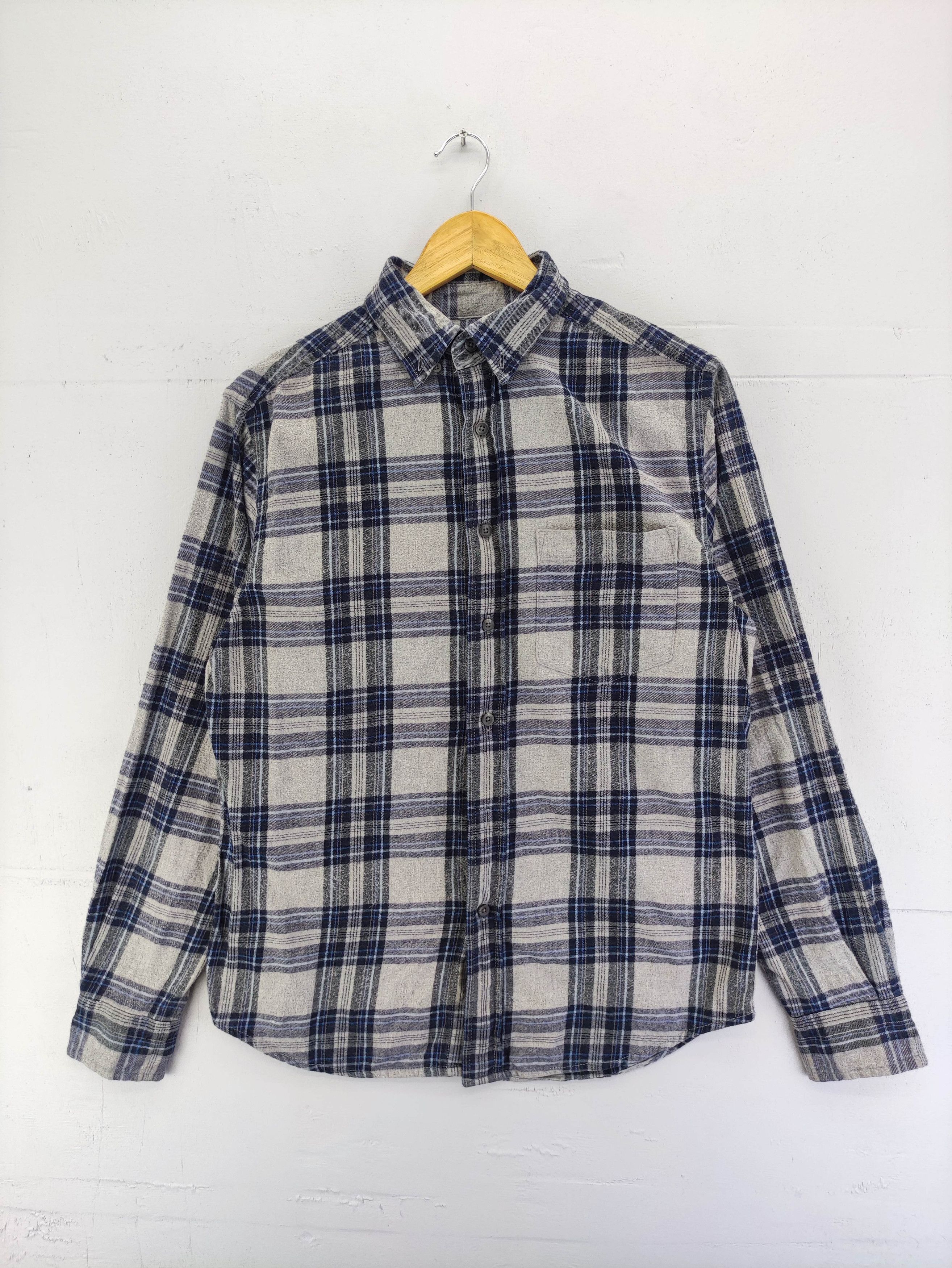 image of Vintage Merona Flannel Shirt Button Up, Men's (Size Medium)