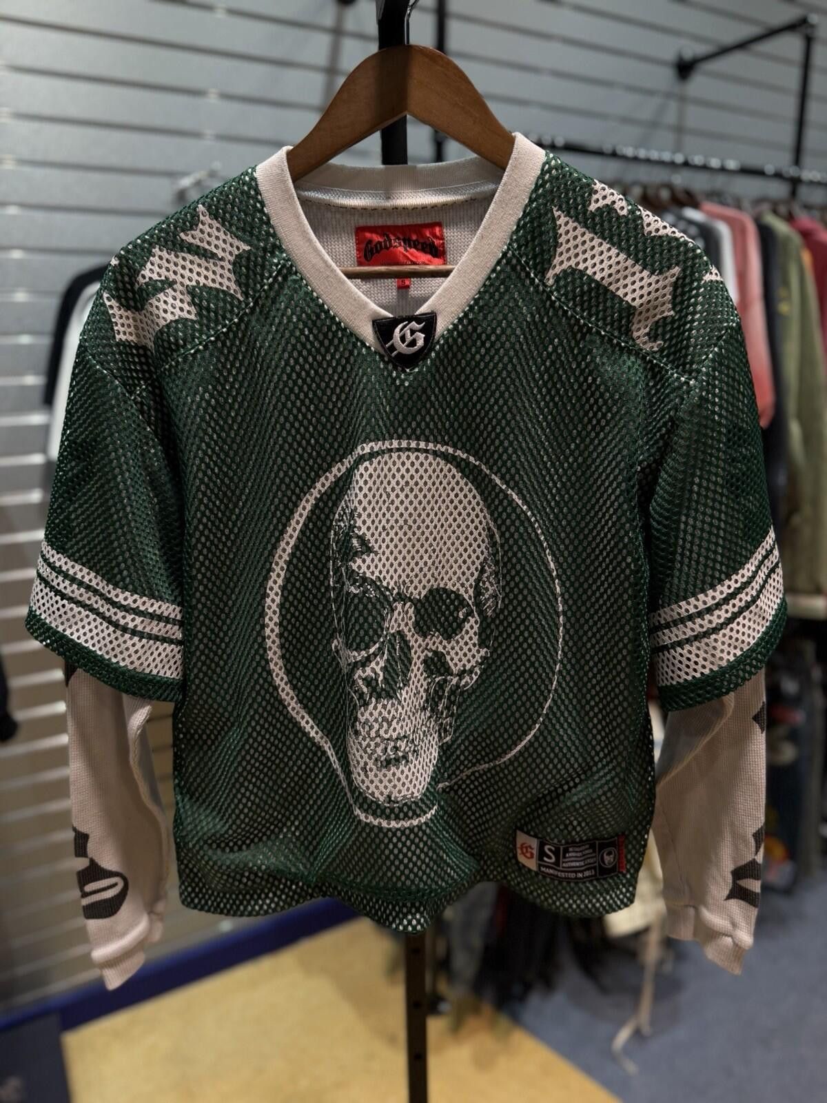 Godspeed God Speed TD Green Yellow White Layered jersey Size (Small) Size ONE SIZE - 2 Thumbnail