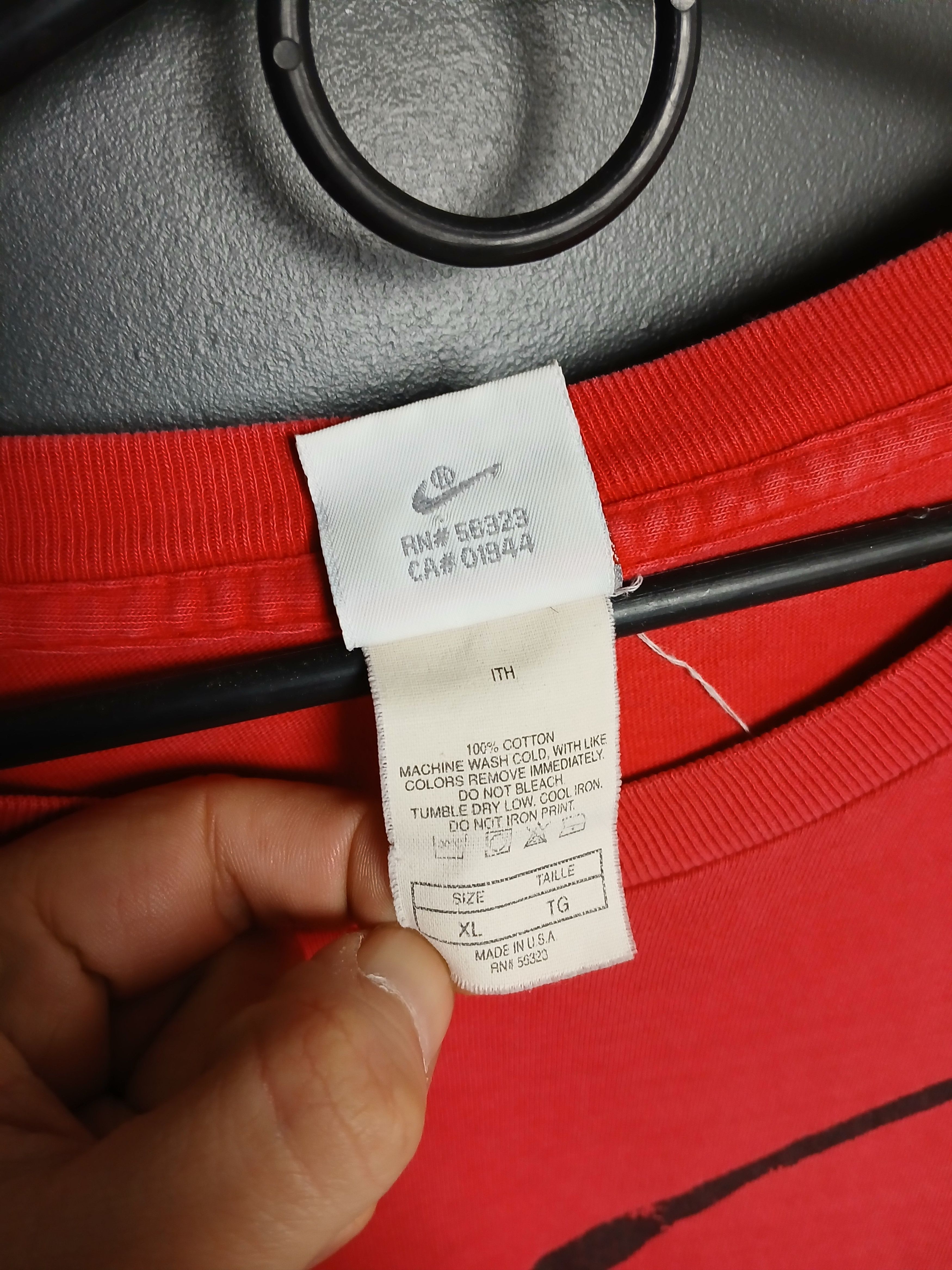 Jordan Brand × Nike × Vintage Vintage Nike AIR Jordan T-Shirt Size US XL / EU 56 / 4 - 15 Thumbnail