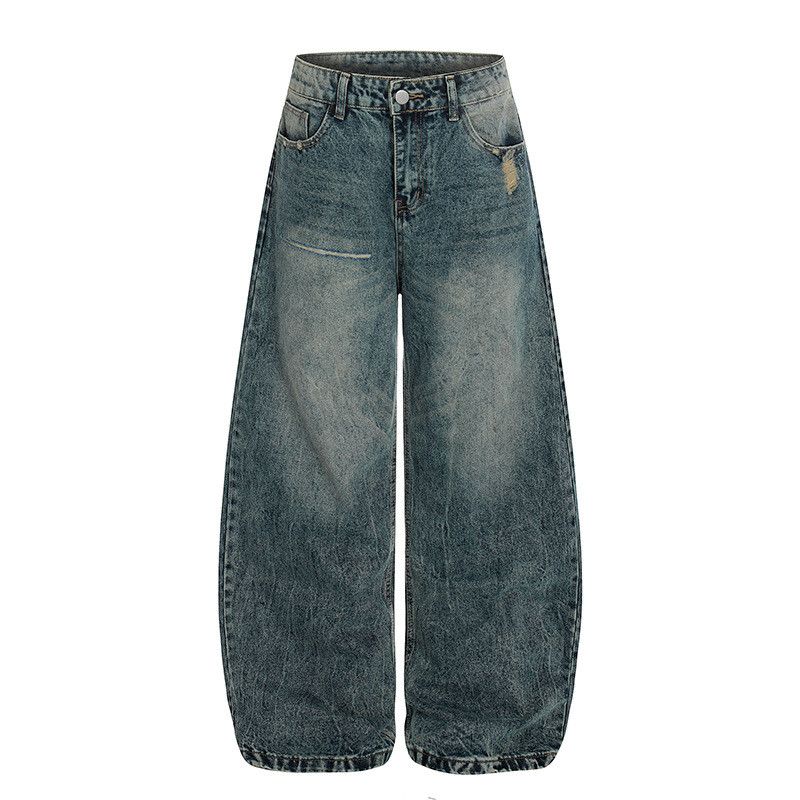 Jean American retro washed whiskered scimitar jeans for men Size US 32 / EU 48 - 1 Thumbnail