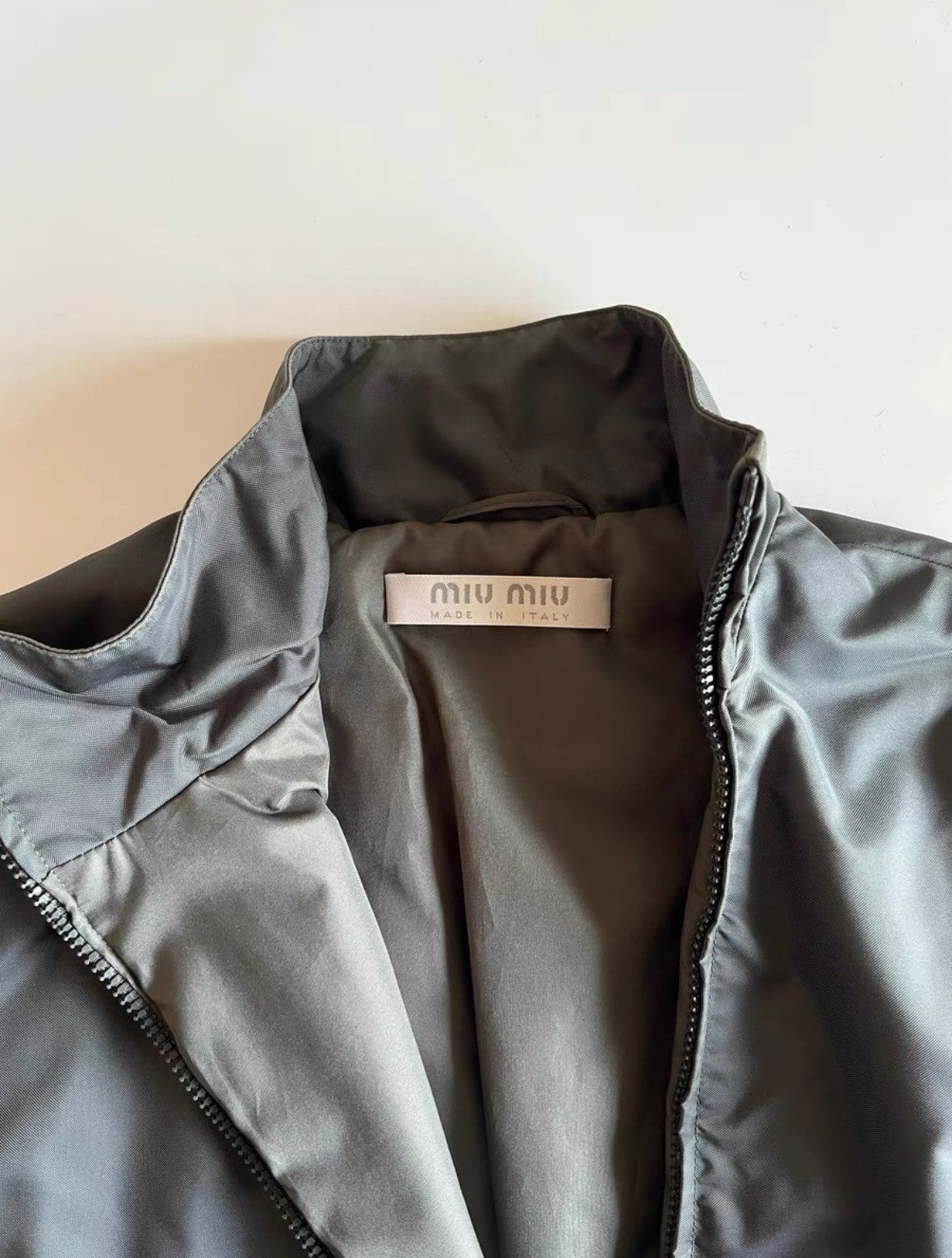 Miu Miu Miu Miu F/W1999 nylon & wool jacket Size US M / EU 48-50 / 2 - 5 Thumbnail