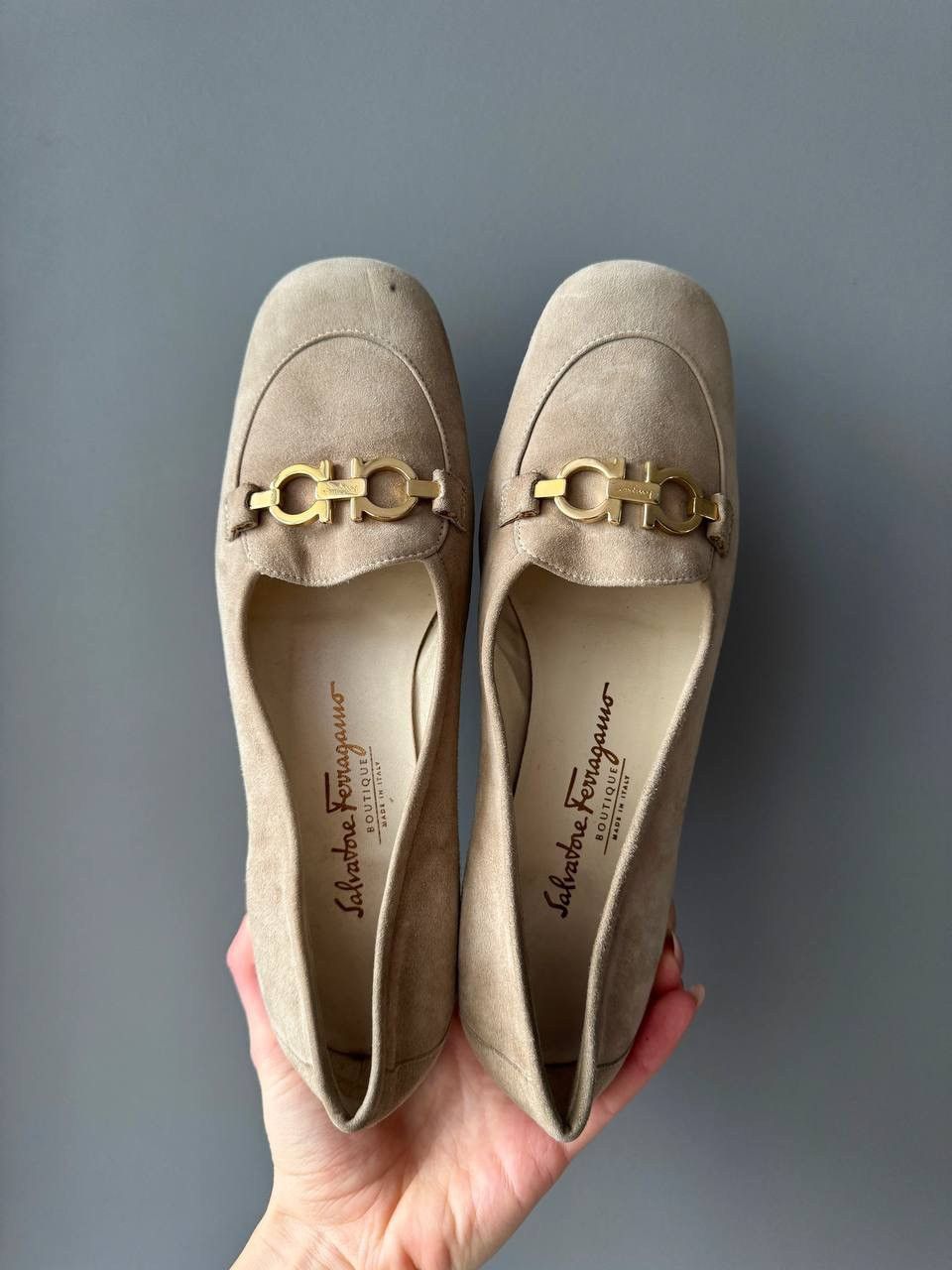 SALVATORE FERRAGAMO Franny Gancini Driving Loafers