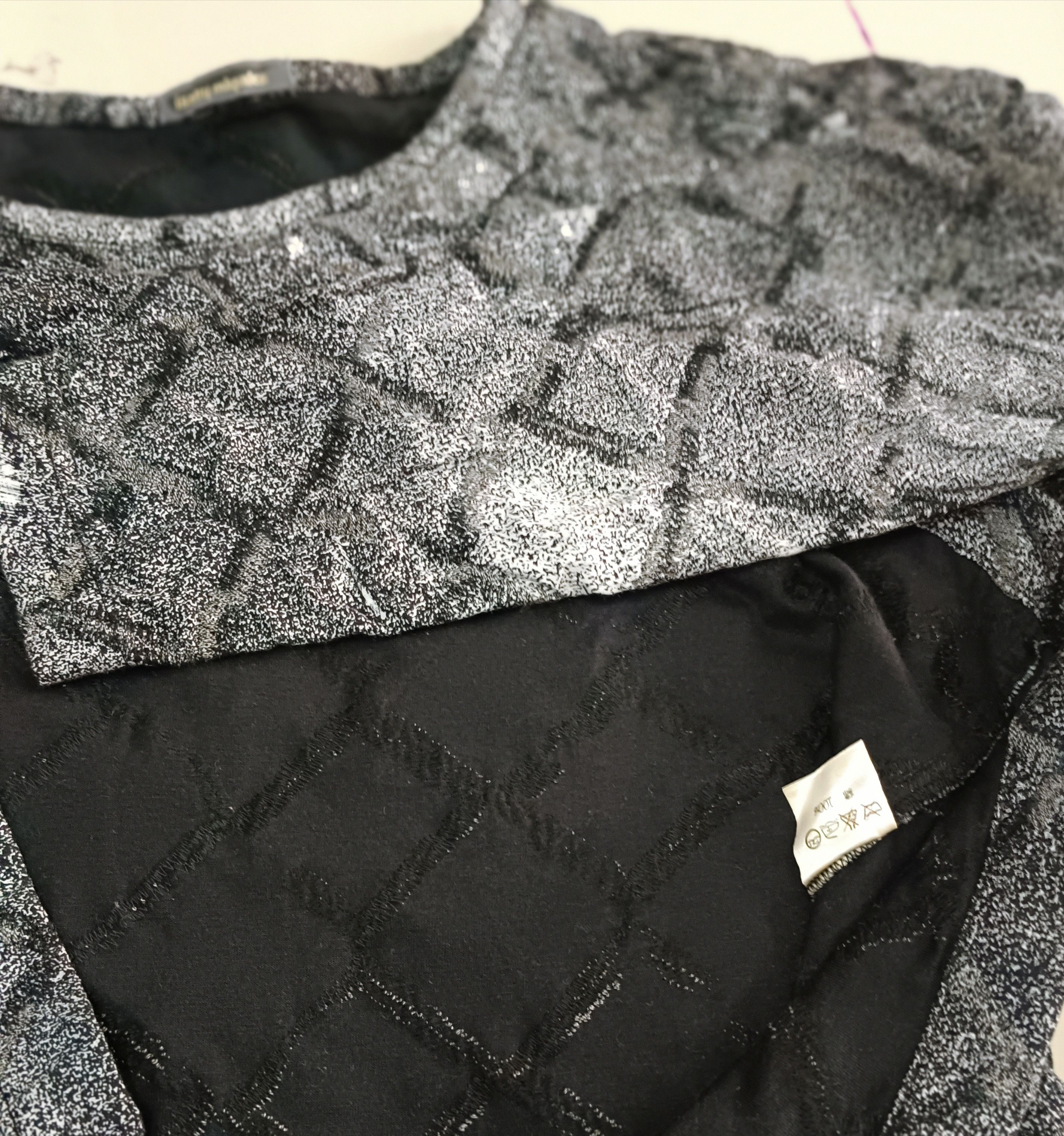 Issey Miyake × Japanese Brand Vintage 80s Issey Miyake Quilted Long Sleeve Top Sweatshirt Size US M / EU 48-50 / 2 - 5 Thumbnail