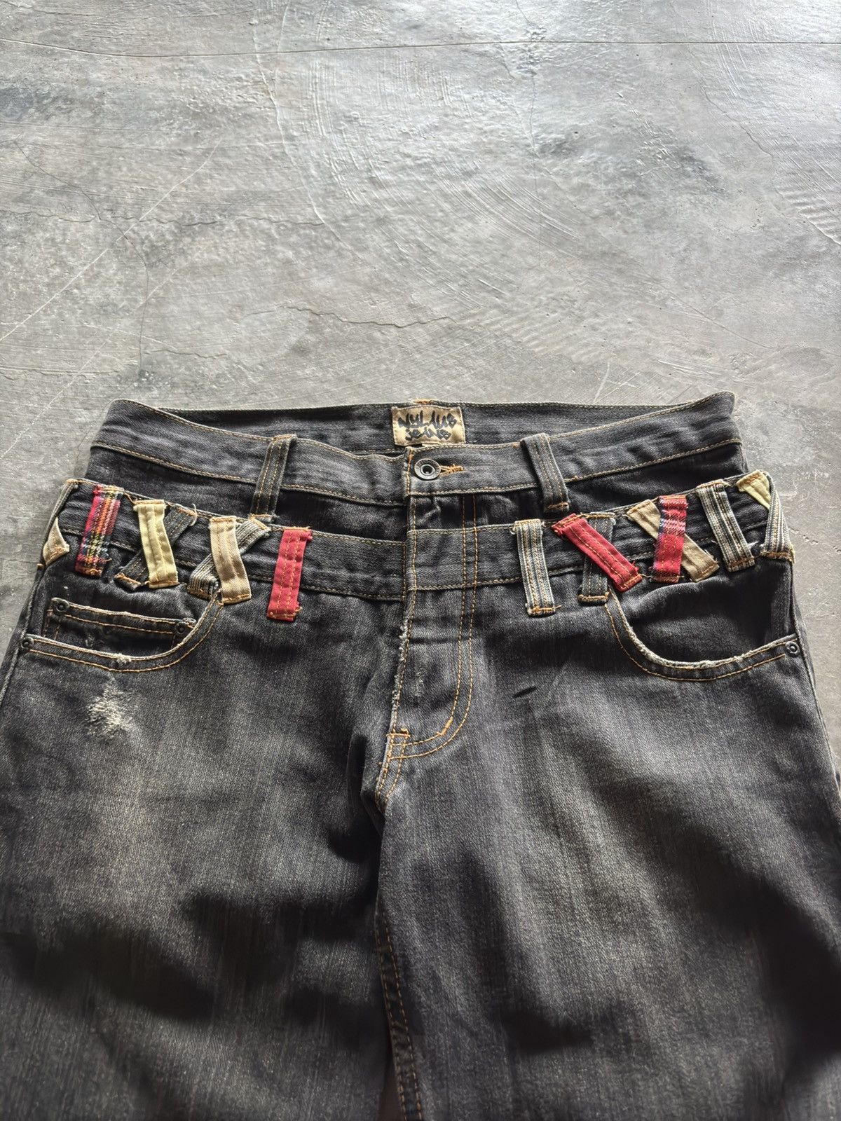 Hysteric Glamour SICK DOUBLE WAIST NYLAUS JAPANESE BRAND PPFM INSPIRED PUNK Size US 33 - 2 Thumbnail