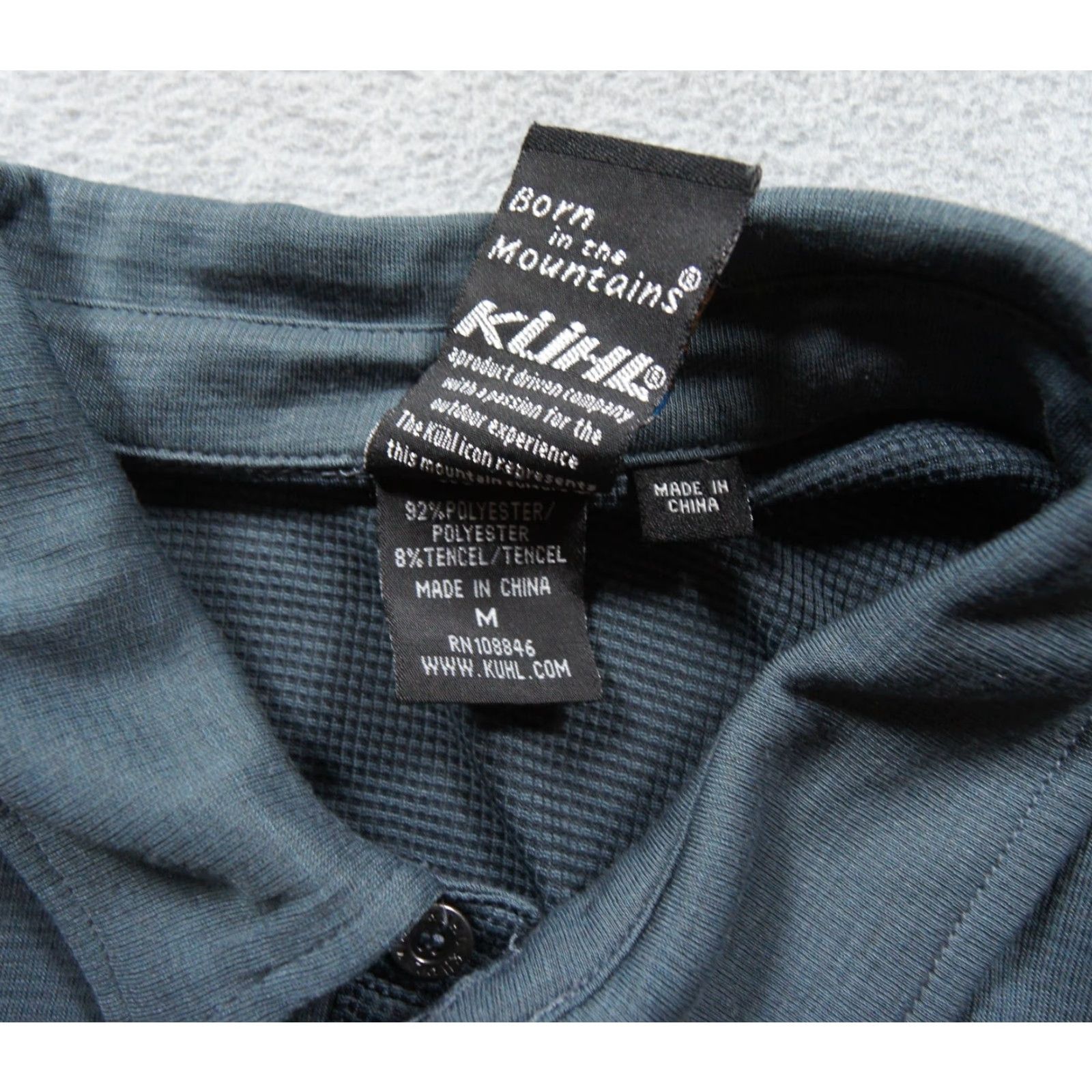 Vintage Kuhl Shirt Mens Medium Blue Short Sleeve Polo Outdoor Hiking Casual Lightweight Polo Shirt Mens Medium Blue Short Sleeve Size US M / EU 48-50 / 2 - 7 Thumbnail