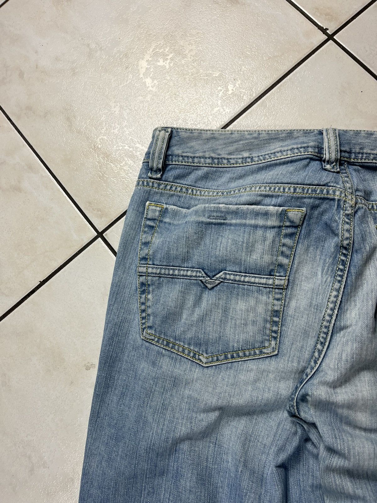 Diesel × Vintage Vintage y2k diesel Rolan baggy wide jeans denim pants washed Size US 34 / EU 50 - 19 Thumbnail