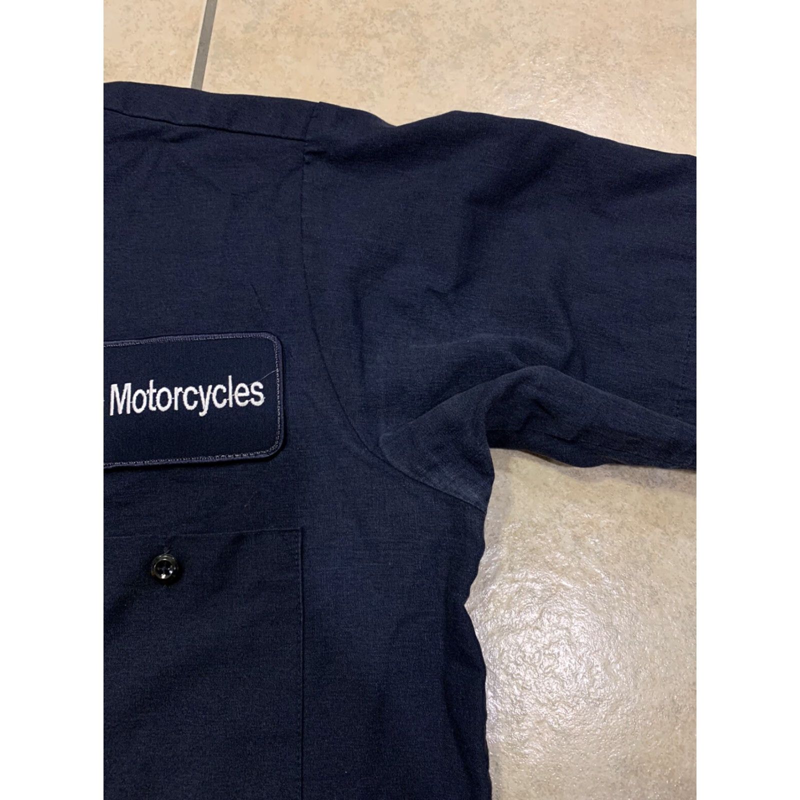 Vintage VINTAGE Unifirst Harley Davidson Motorcycles Navy Work Shirt Mens Small Size US S / EU 44-46 / 1 - 7 Thumbnail