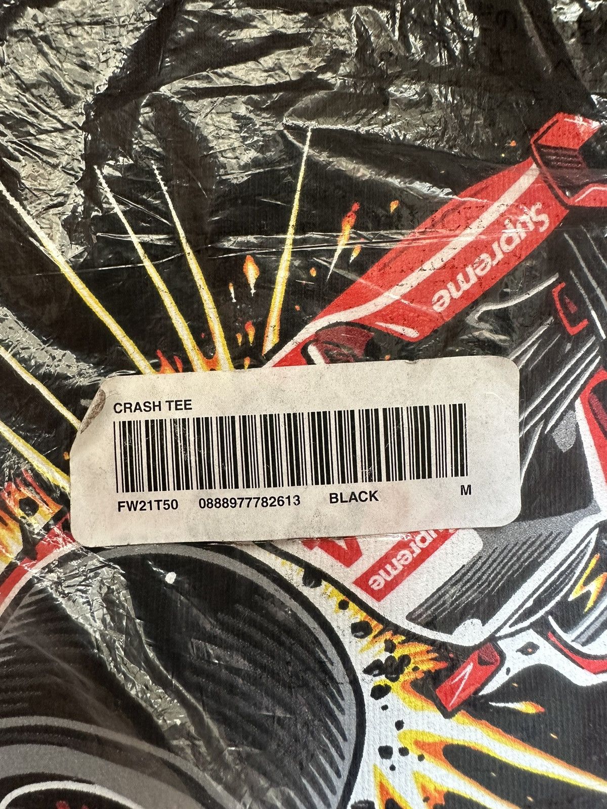 Supreme Supreme Crash Tee Size US M / EU 48-50 / 2 - 3 Thumbnail