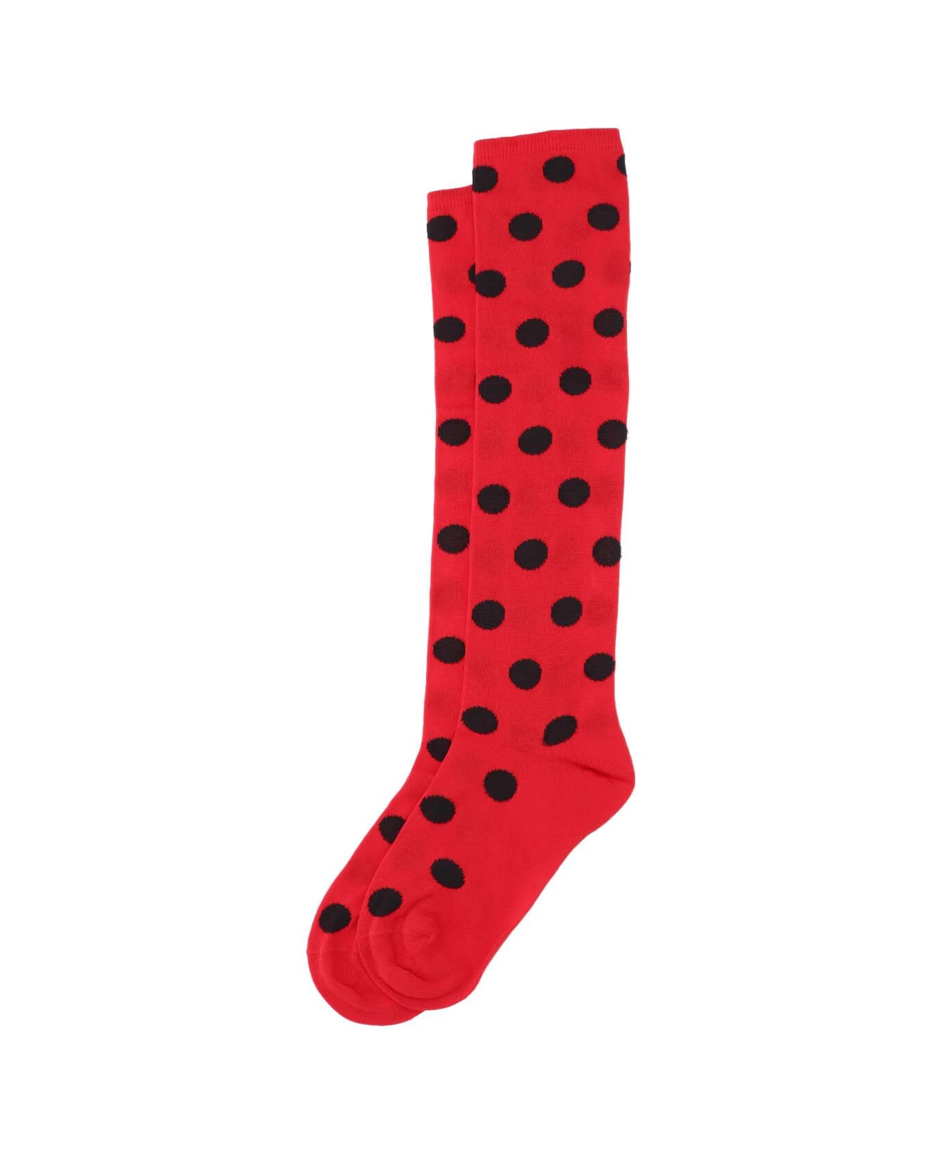 Marni o1w1db10125 Size:OS/Polka Dot Socks in Red Size ONE SIZE - 2 Thumbnail