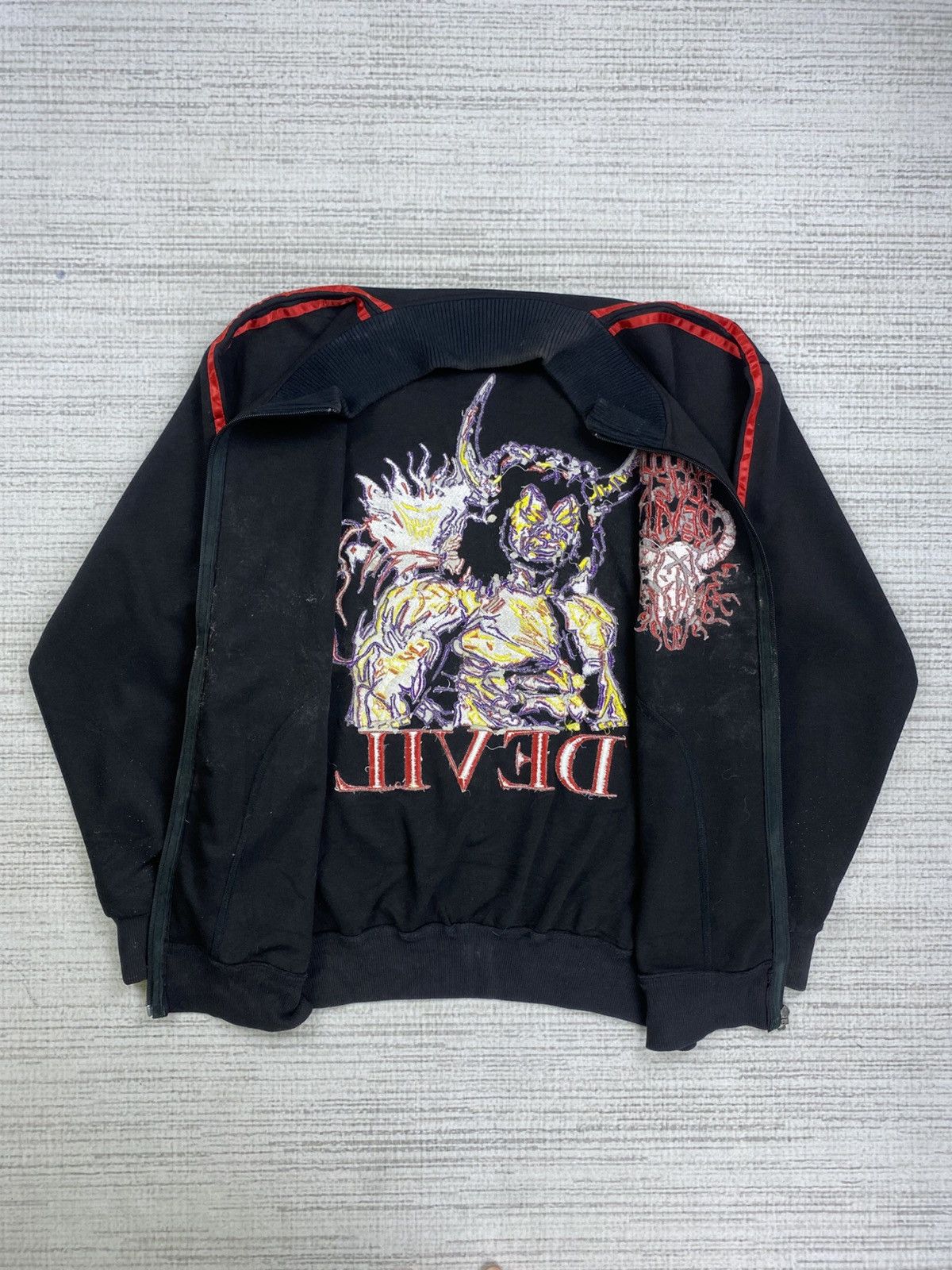 If Six Was Nine Vintage Mars Sixteen Buffaloman Devil Embroidery Jacket Size US M / EU 48-50 / 2 - 5 Thumbnail