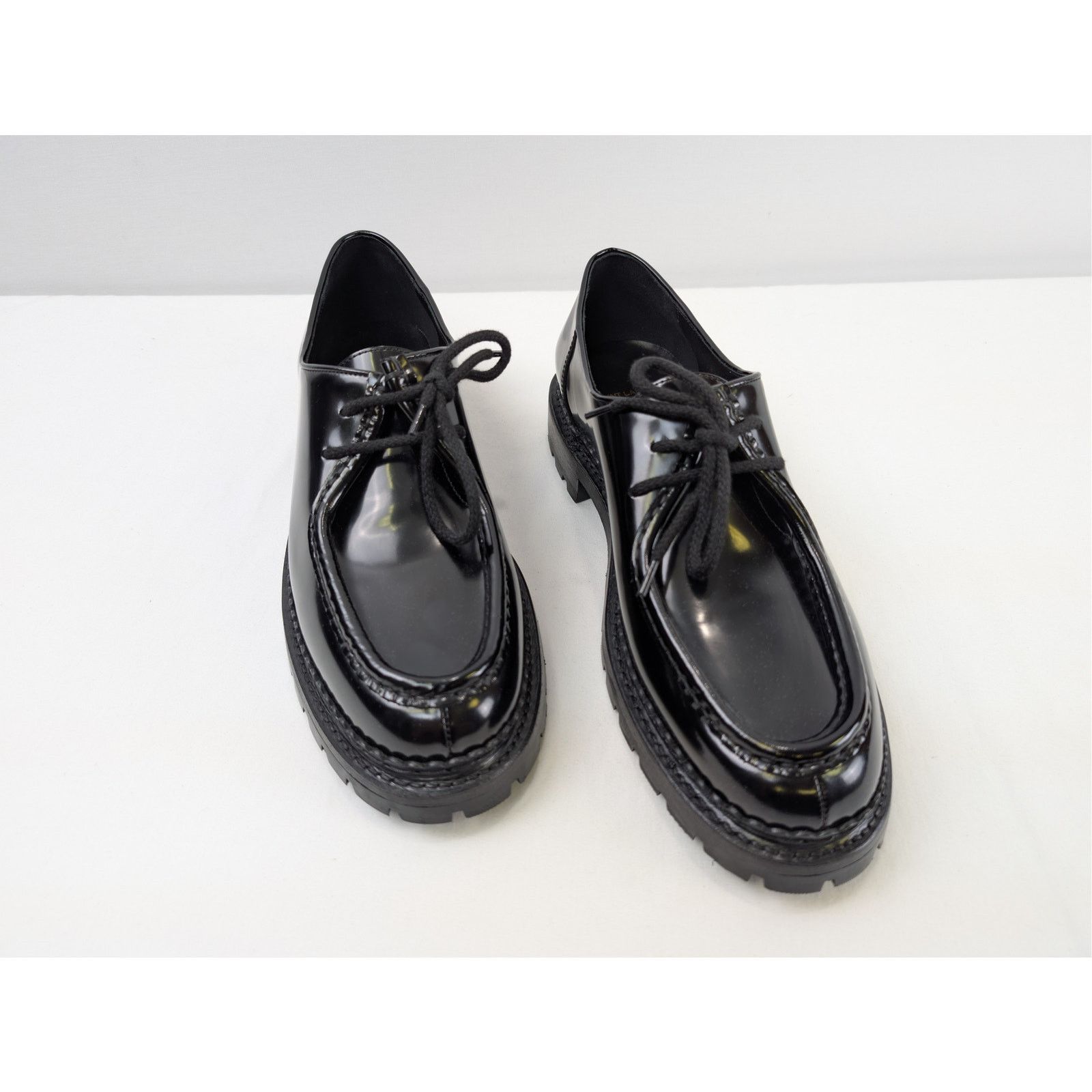 Saint Laurent Paris o1rshd1 Q:2 / Malo 20 Derby Shoe Boots in Black Size US 12 / EU 45 - 6 Thumbnail