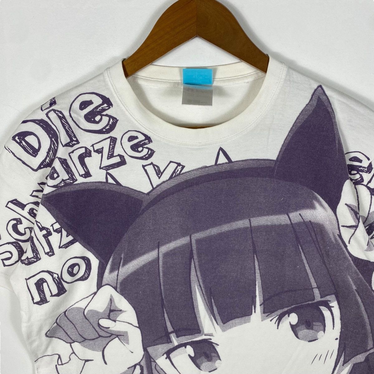Anime × Japanese Brand OREIMO Kuroneko Full Print Anime Cospa Tee Shirt Large Size Size US L / EU 52-54 / 3 - 2 Thumbnail