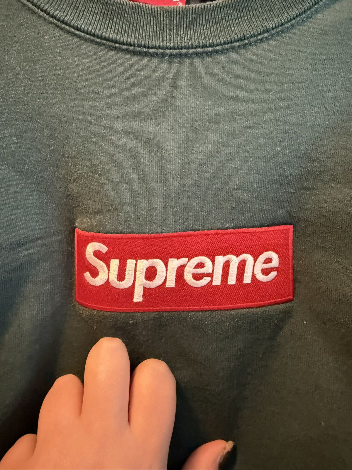 Supreme Supreme boxlogo crewneck Size US S / EU 44-46 / 1 - 7 Thumbnail